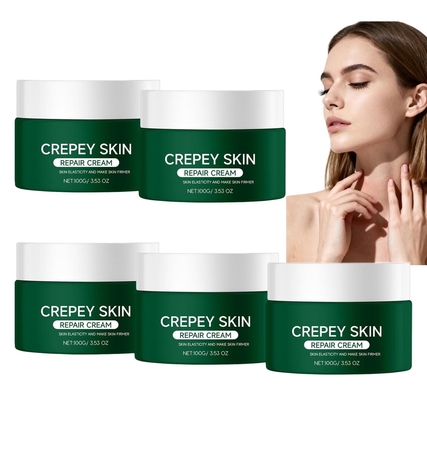  WRANBAO Set of 5 creams to repair sagging skin - Deep moisturizing face cream - Firming lotion for sagging skin - Firming neck cream - Firms skin - Buy Online on GoSupps.com