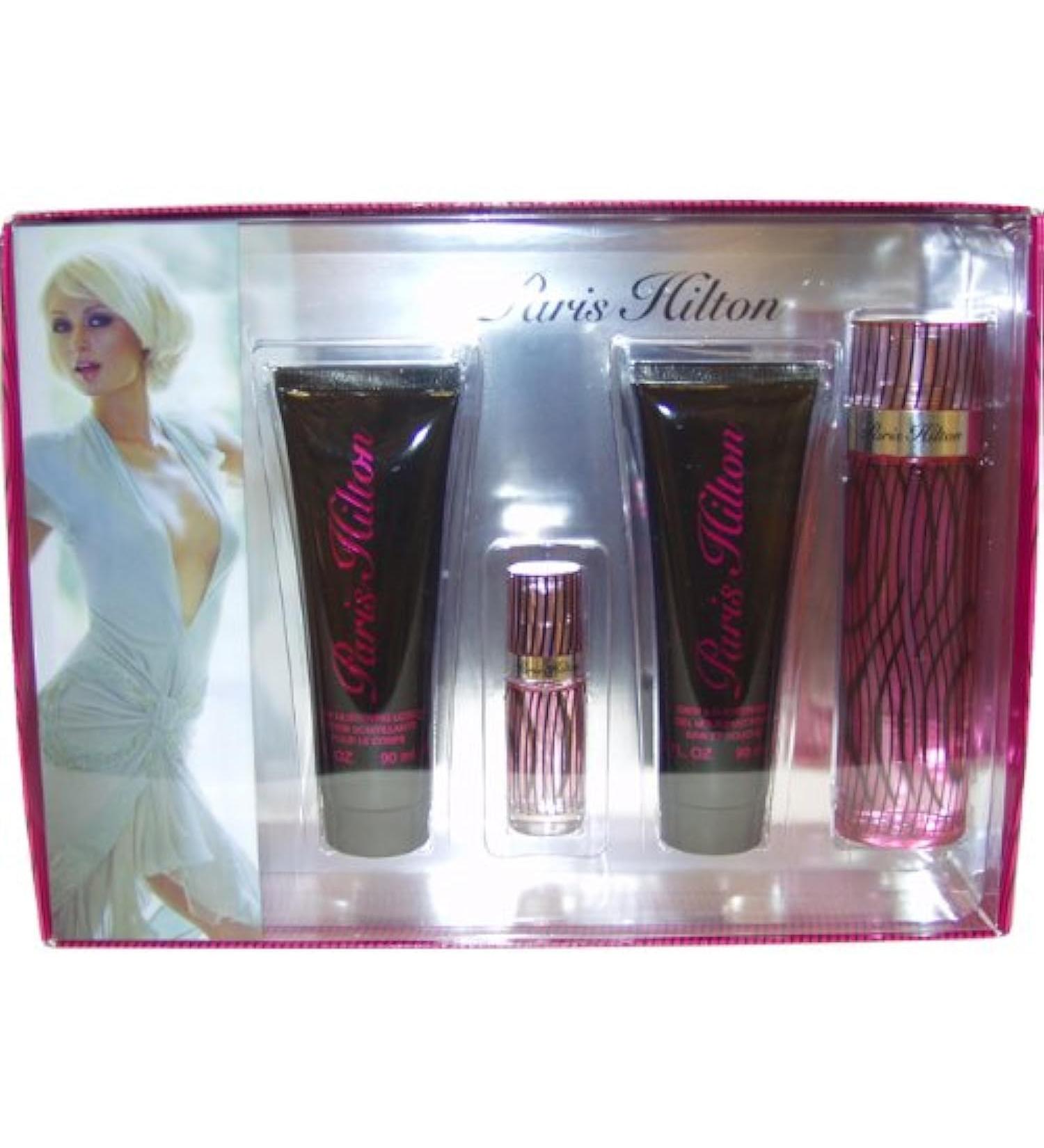 Paris Hilton by Paris Hilton for Women Gift Set-3.4 Ounce EDP Spray 3 Ounce Bath and Shower Gel 3 Ounce Body Glistening Lotion 7.5ml EDP Spray 1 Count (Pack of 1) - Buy Online on GoSupps.com