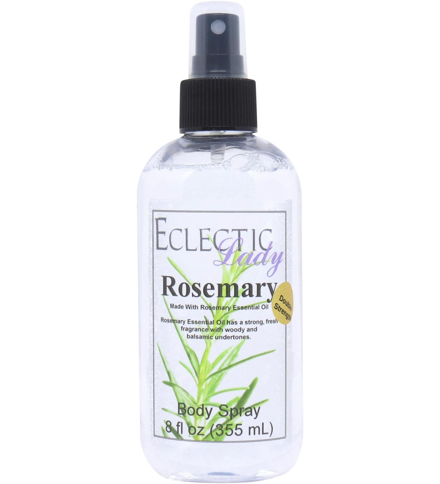 Rosemary Essential Oil Body Spray (Double Strength) 8 ounces Body Mist for Women with Clean Light & Gentle Fragrance Long Lasting Perfume with Comforting Scent for Men & Women Cologne with Soft 8 Fluid Ounces (Double Strength) - Buy Online on GoSupps.com