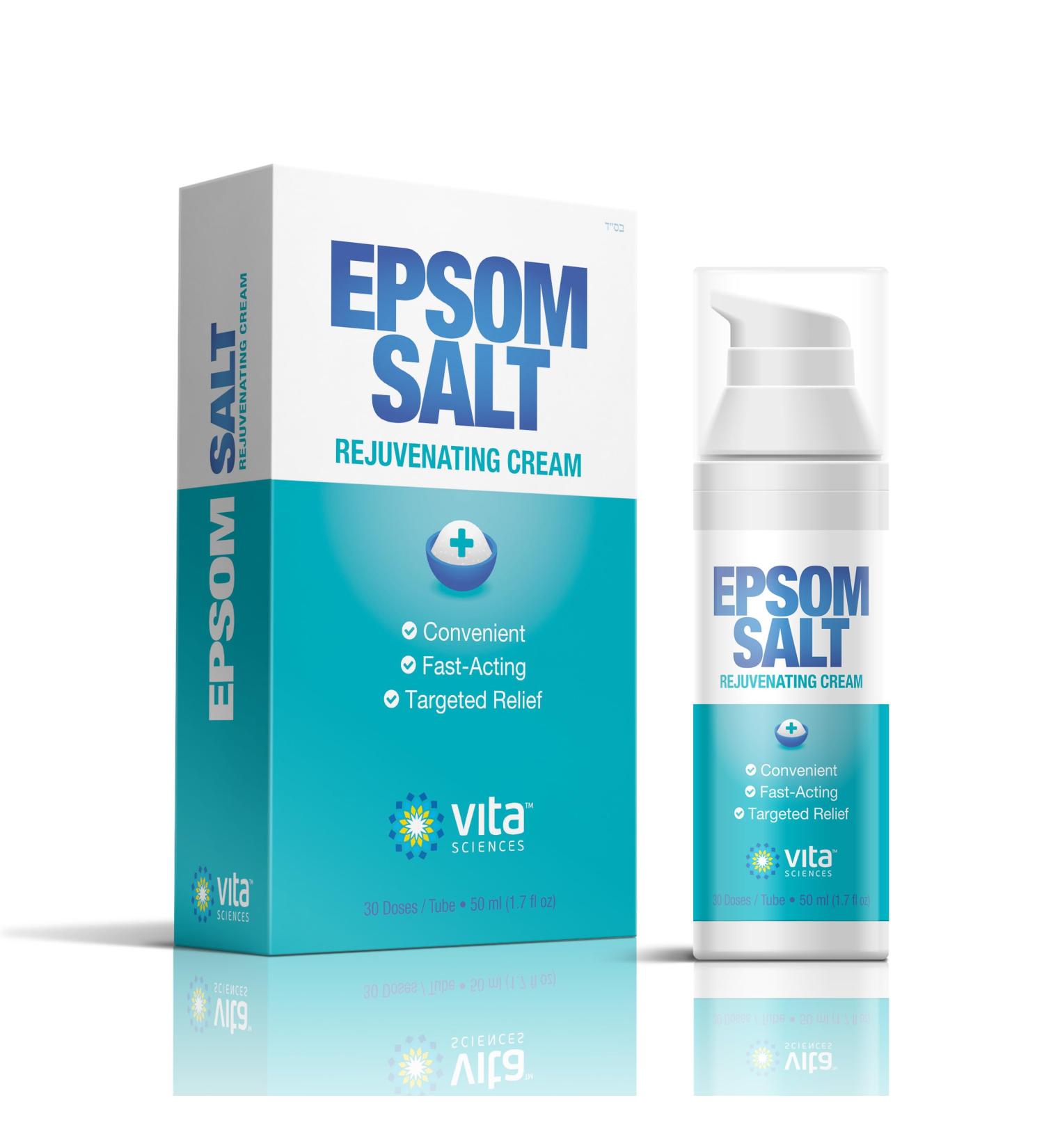 Vita Sciences Epsom Salt Cream - Soothing Relief & International Shipping Available - Buy Online on GoSupps.com