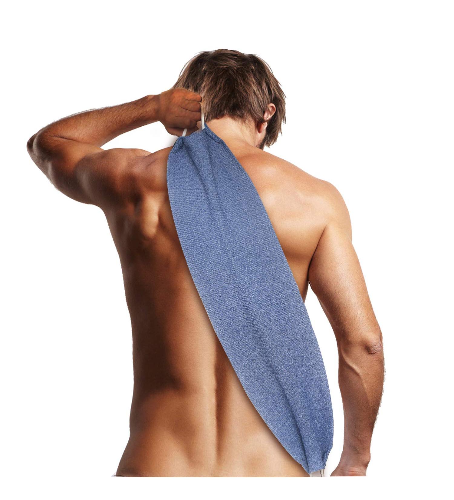 Evridwear Exfoliating Back Scrubber with Handles - Dual-Sided for Deep Cleansing and Blood Circulation - Men and Women - One Size - Buy Online on GoSupps.com