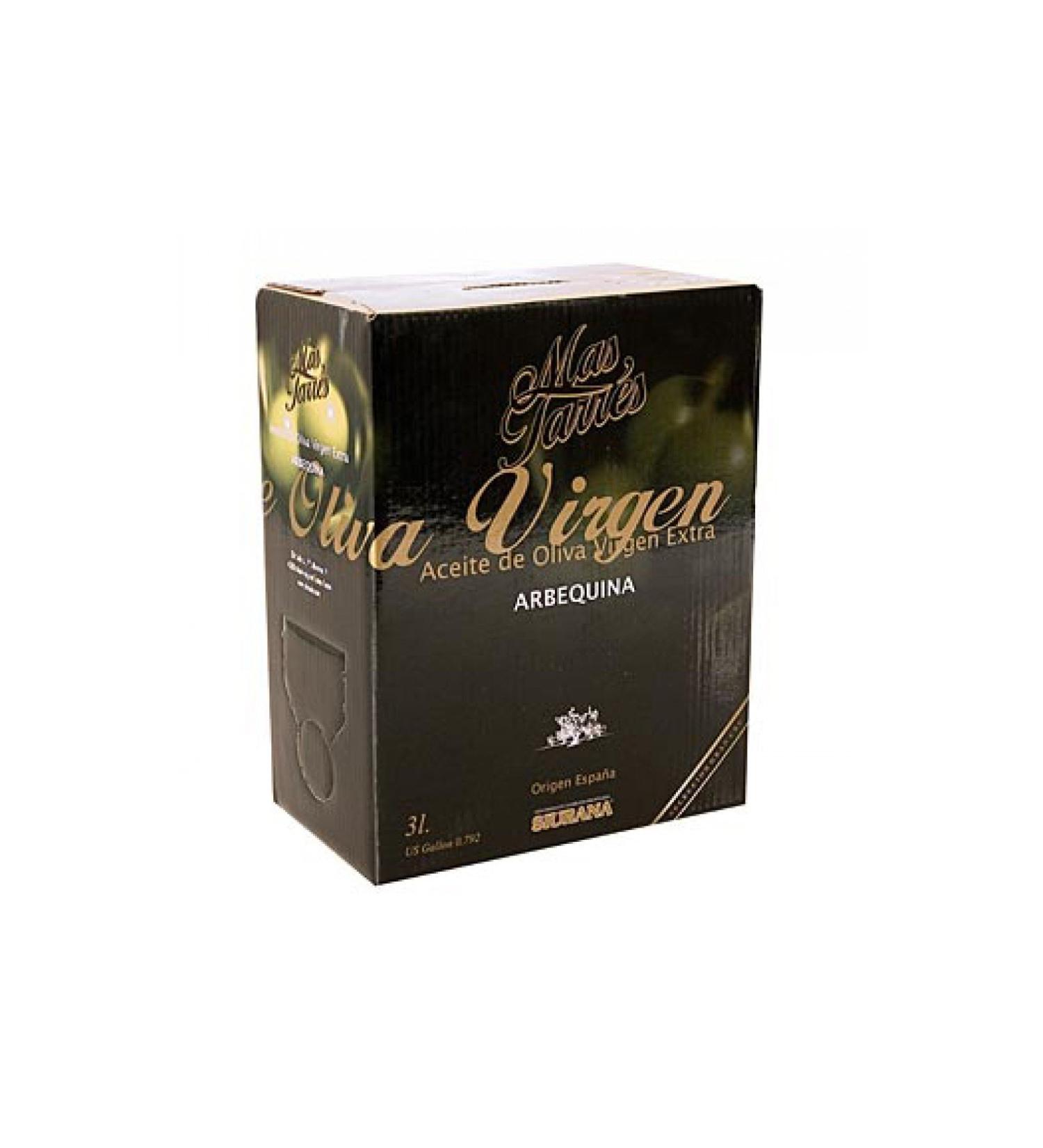 OLIS SOLE Olive Verde Mas Tarress Olive Oil Extra Virgin Arbequina Oliven DOP Siurana 3 Liter