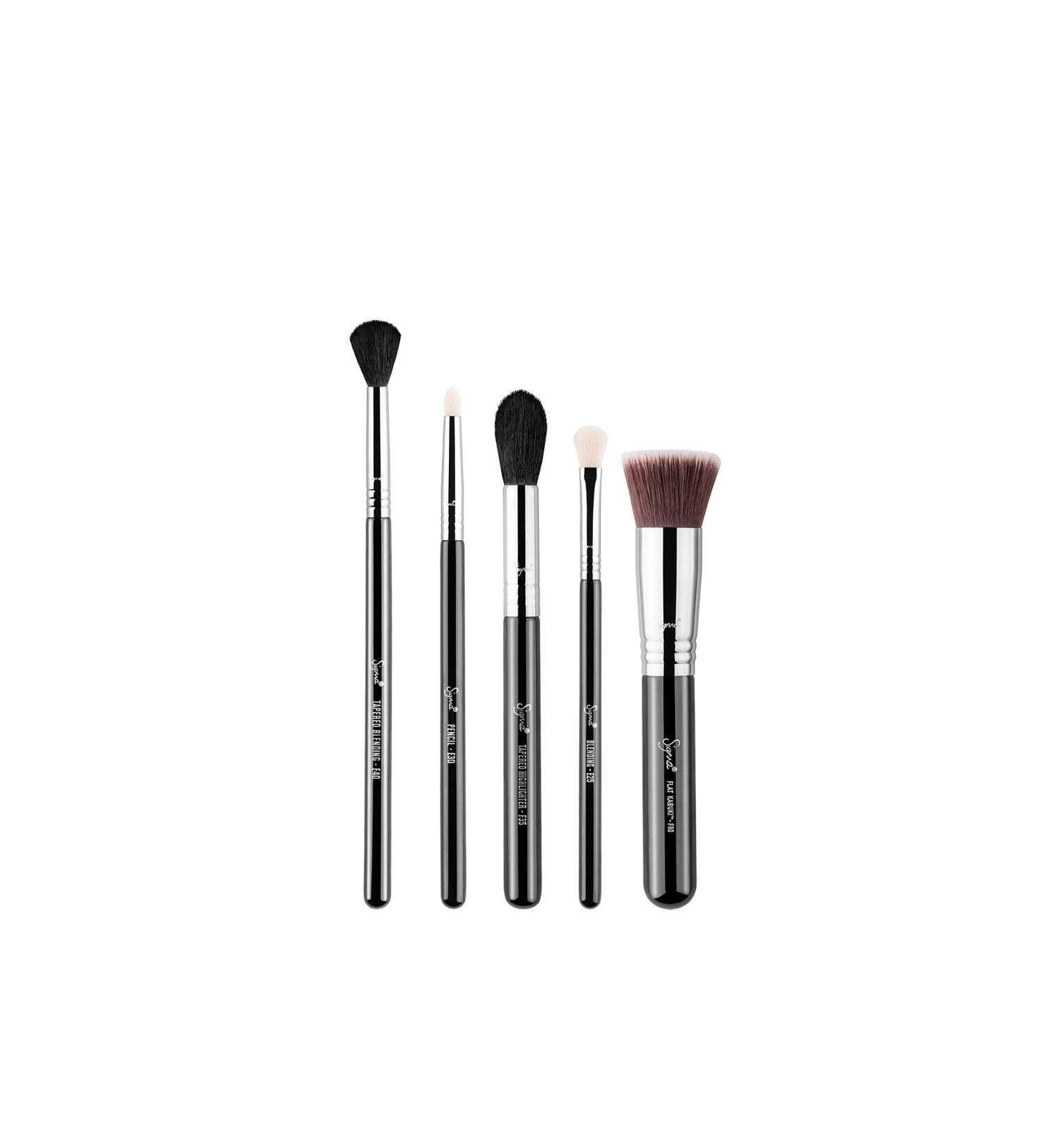 Buy SIGMA Beauty Most Wanted Makeup Brush Set 5 Essential Brushes for Flawless Foundation Highlighter Eyeshadow & Blending International Shipping Available - Buy Online on GoSupps.com