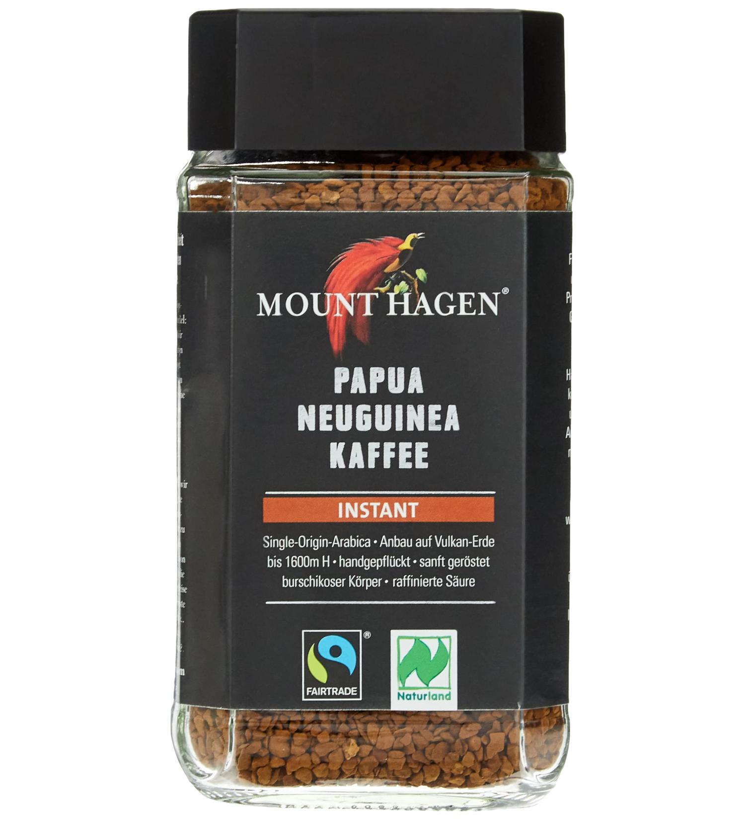 Buy Mount Hagen Soluble Coffee 100g - Premium Organic Instant Coffee | Fast International Shipping - Buy Online on GoSupps.com