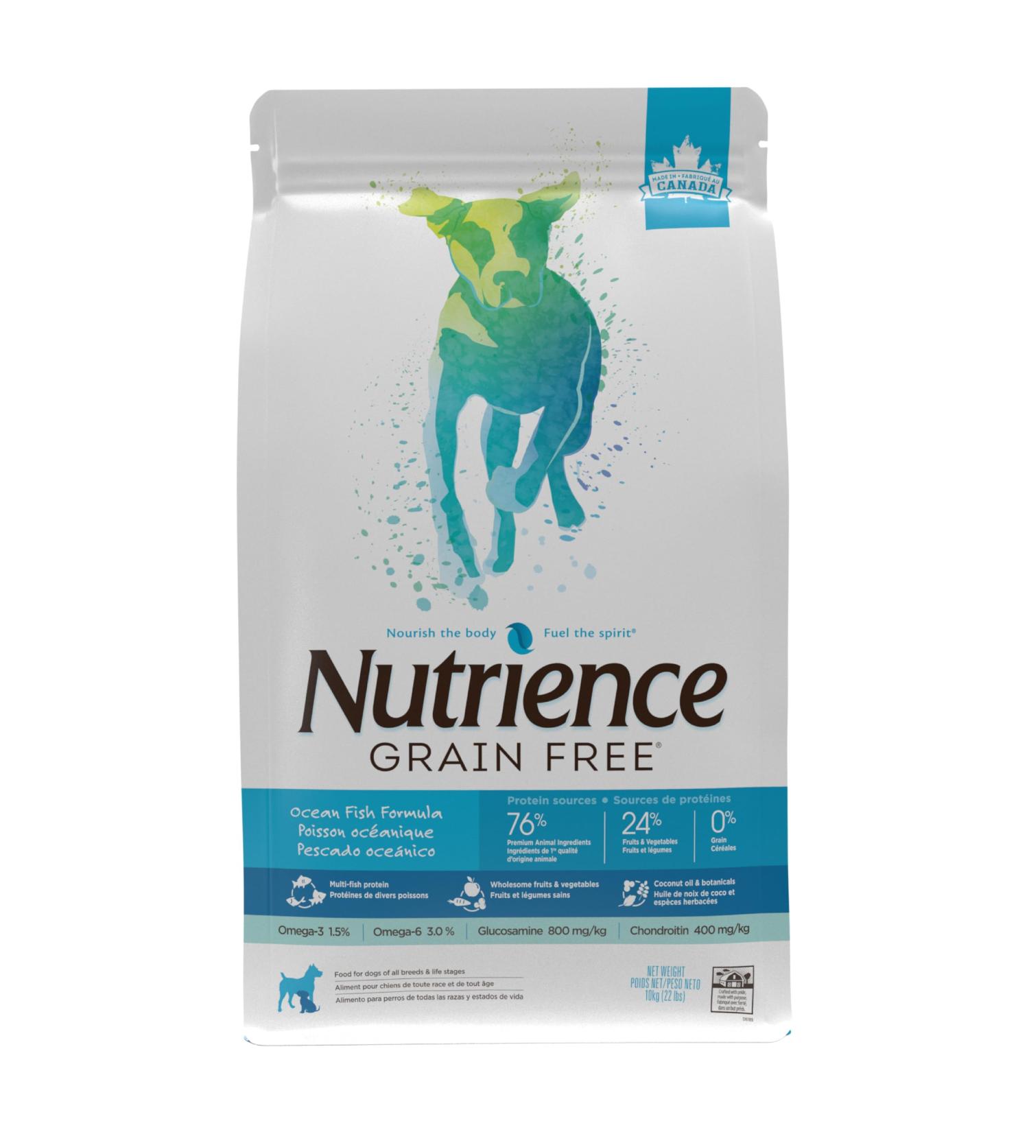 Nutrience Grain Free Ocean Fish Formula - 10 kg (22 lbs) Bag - Buy Online on GoSupps.com