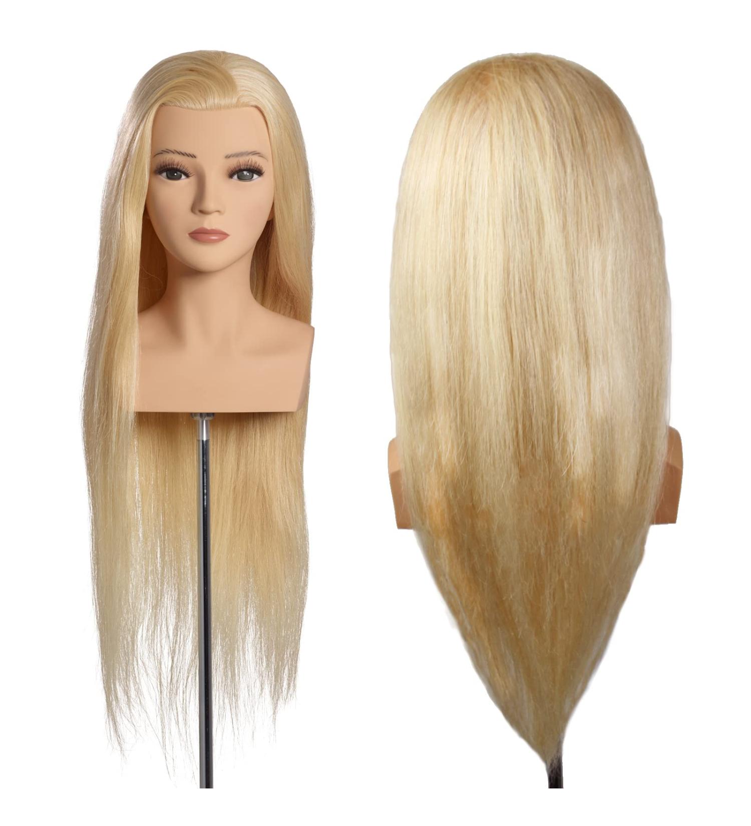 L'IMAGE TABEA Styling Head - 70cm Real Hair & Eyelashes | International Shipping Available - Buy Online on GoSupps.com