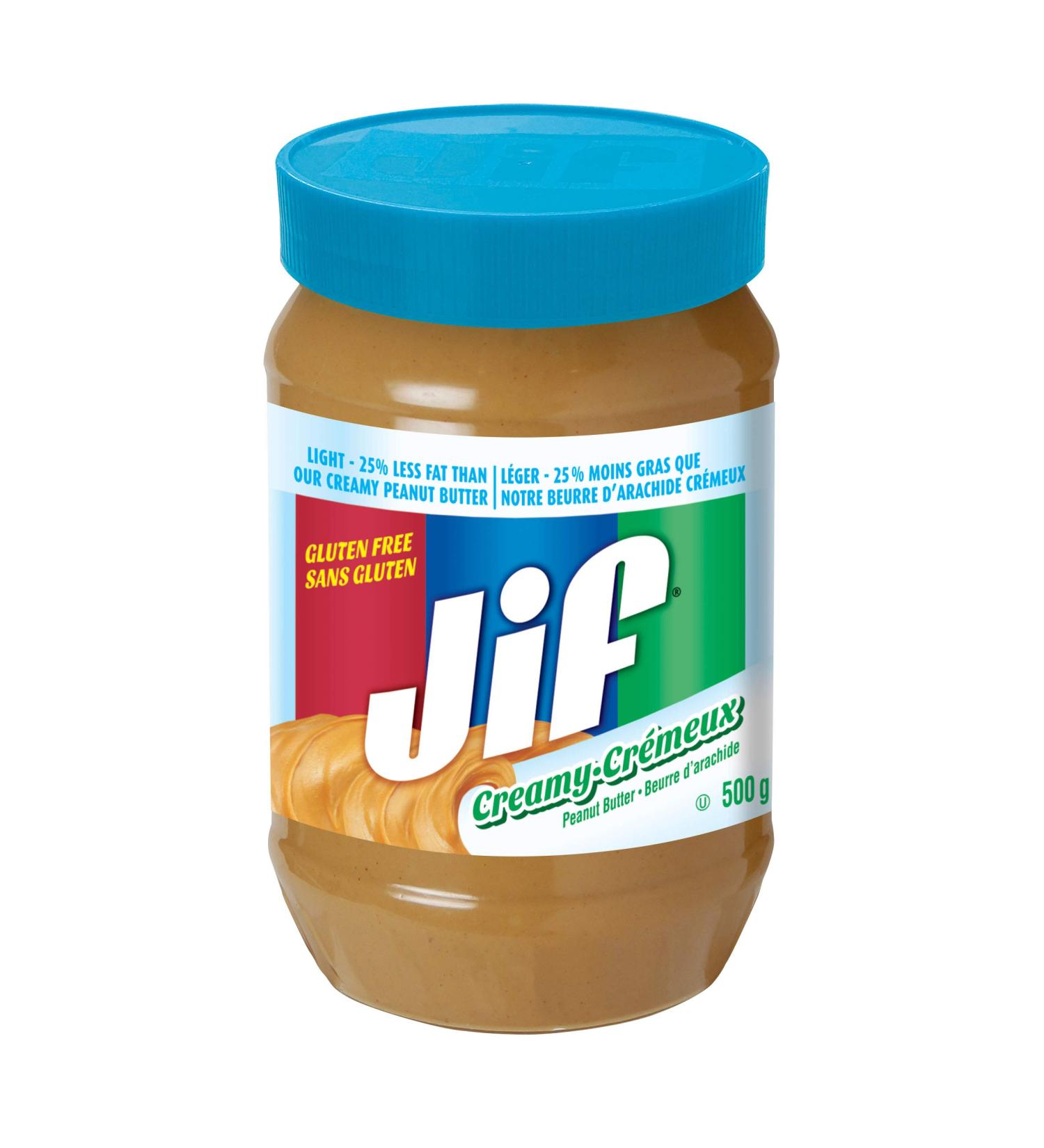Jif Light Creamy Peanut Butter Smooth & Creamy Texture No Stir 500g Jars (Pack of 12) Light Creamy 1 g (Pack of 12) - Buy Online on GoSupps.com