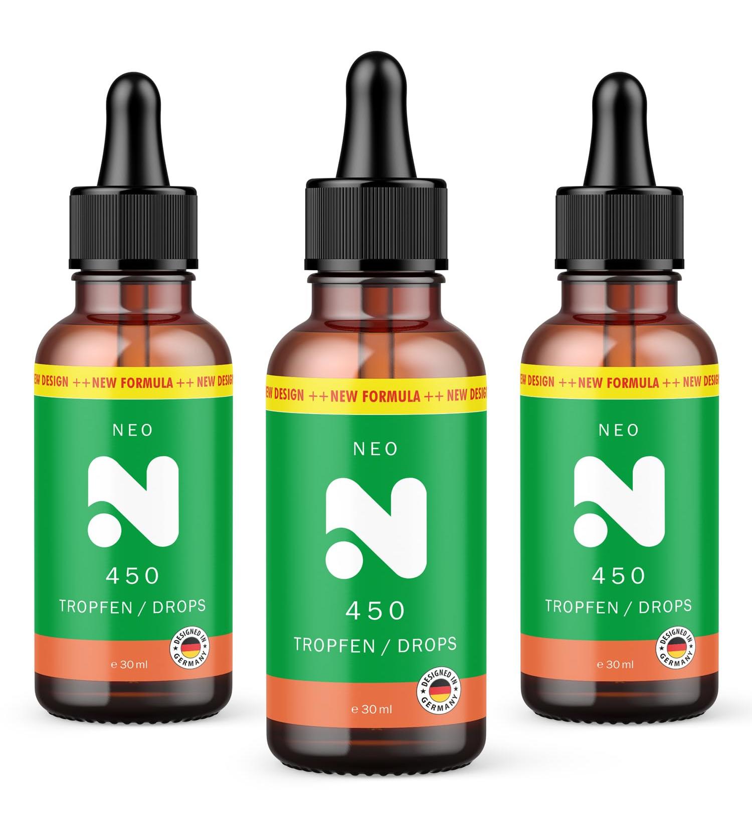 Neo N Drops for Body - Quality Formula for Men & Women | 3x30ml | International Shipping Available - Buy Online on GoSupps.com