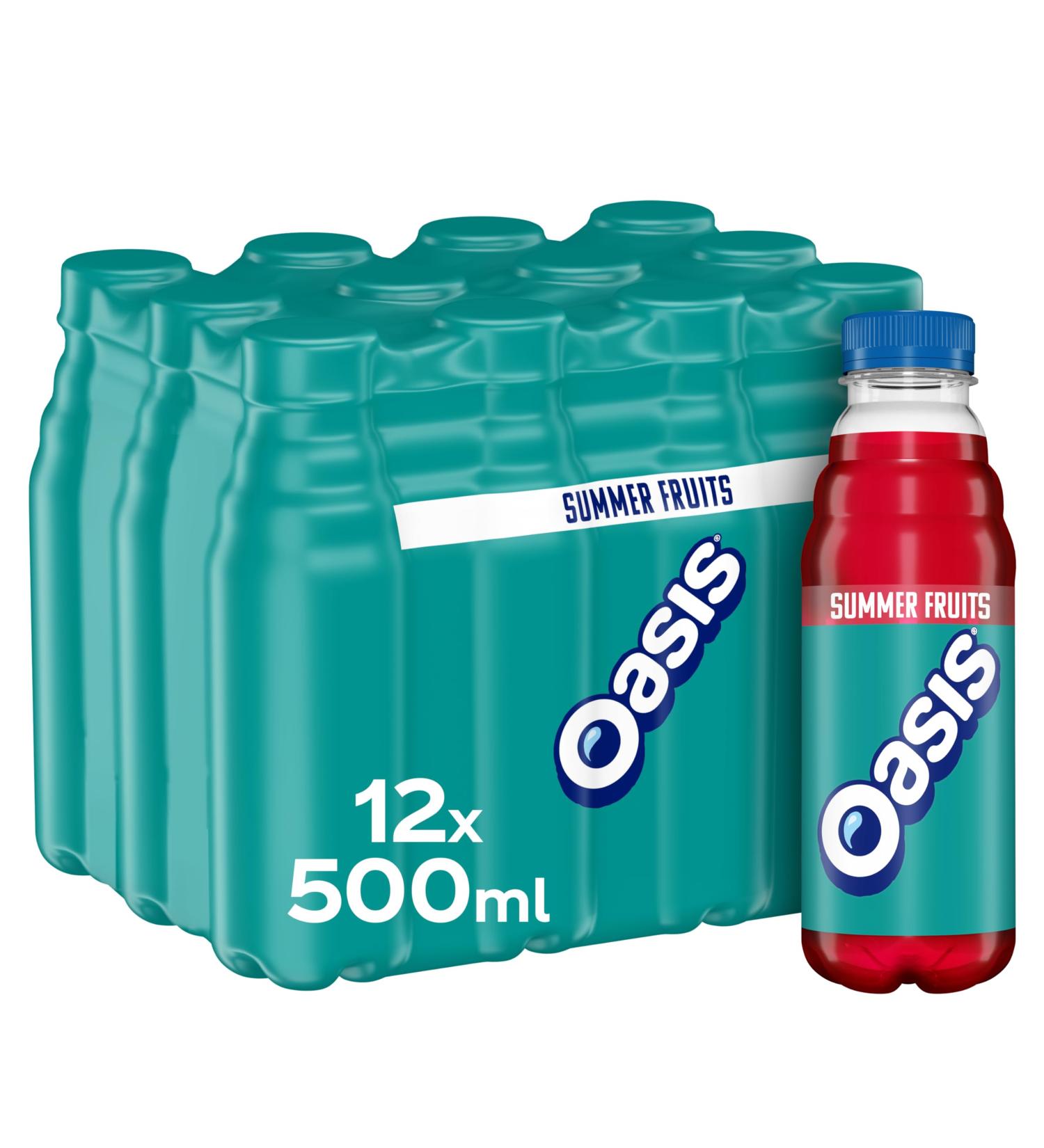Oasis Summer Fruit Juice 500ml (Pack of 12) - Buy Online on GoSupps.com