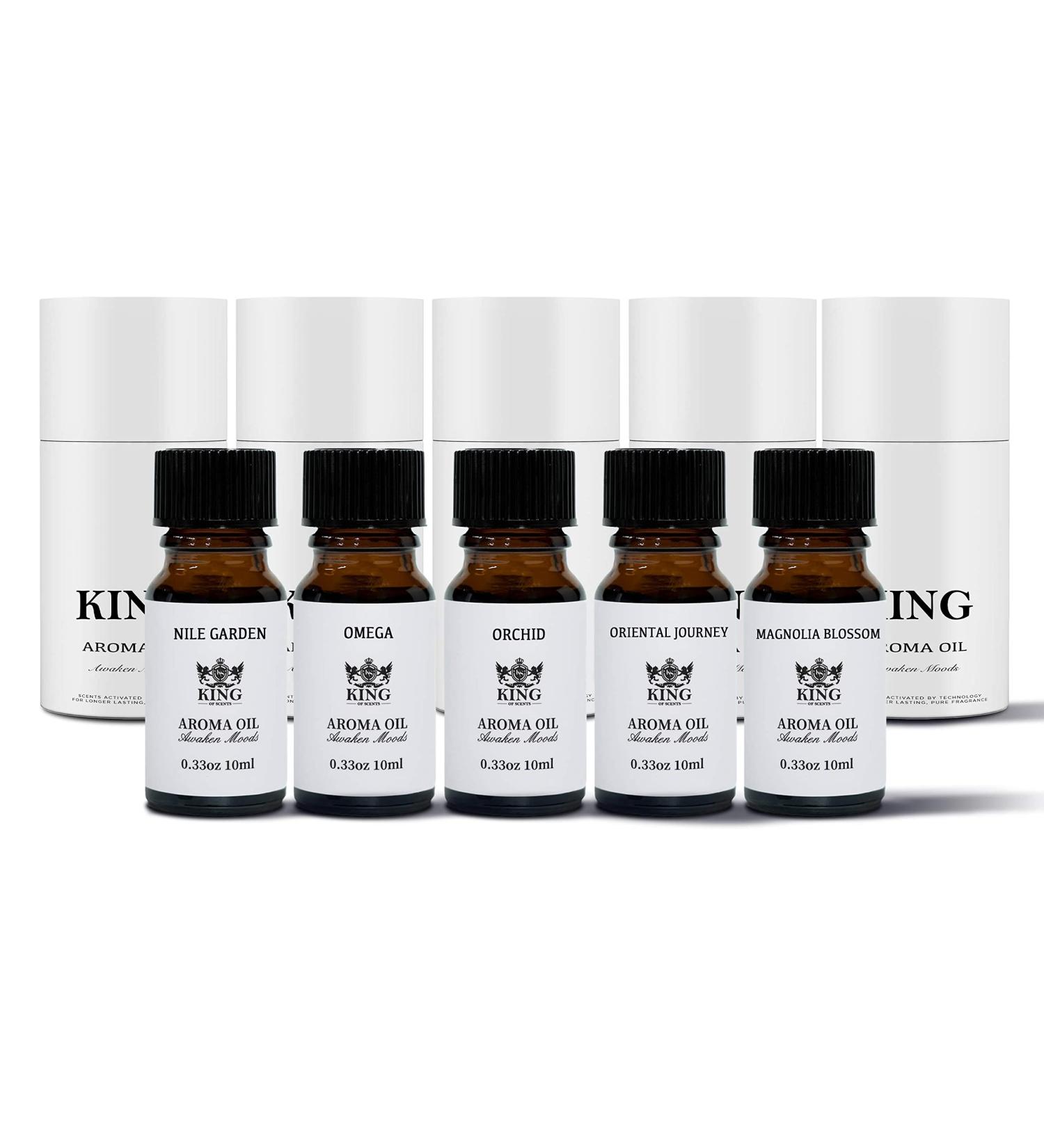 Aroma Diffuser Gift Set | 5 Blended Essential Oils - Nature's Bliss | International Shipping - Buy Online on GoSupps.com