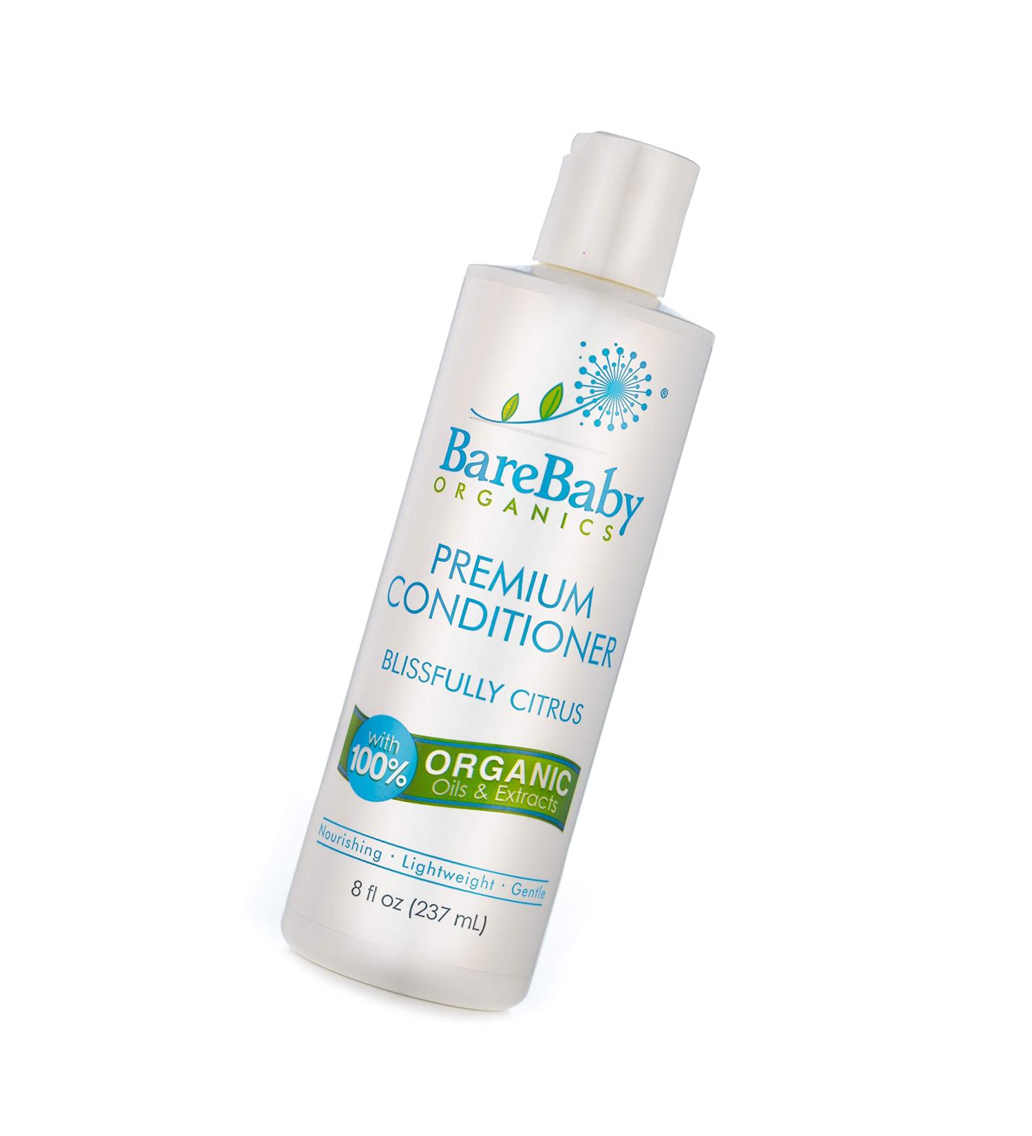Organic Baby Conditioner with Aloe, Coconut Oil & Citrus Essential Oils - Gentle, Safe, and Eczema-Friendly - 8 oz - Buy Online on GoSupps.com