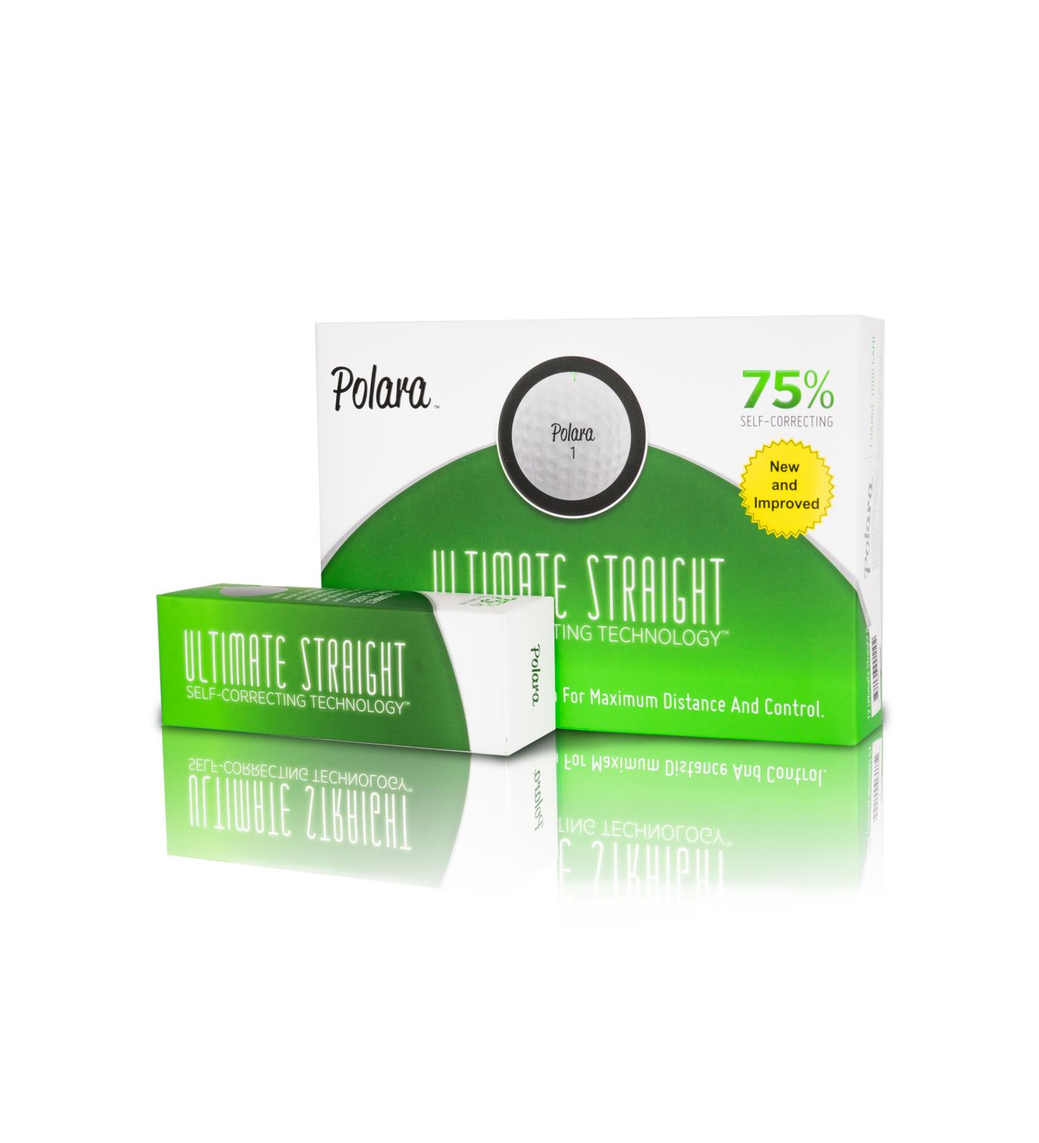 Polara Ultimate Straight Golf Balls | Extra Spin & Distance | Hook and Slice Correction | 1 Dozen White Balls - Buy Online on GoSupps.com