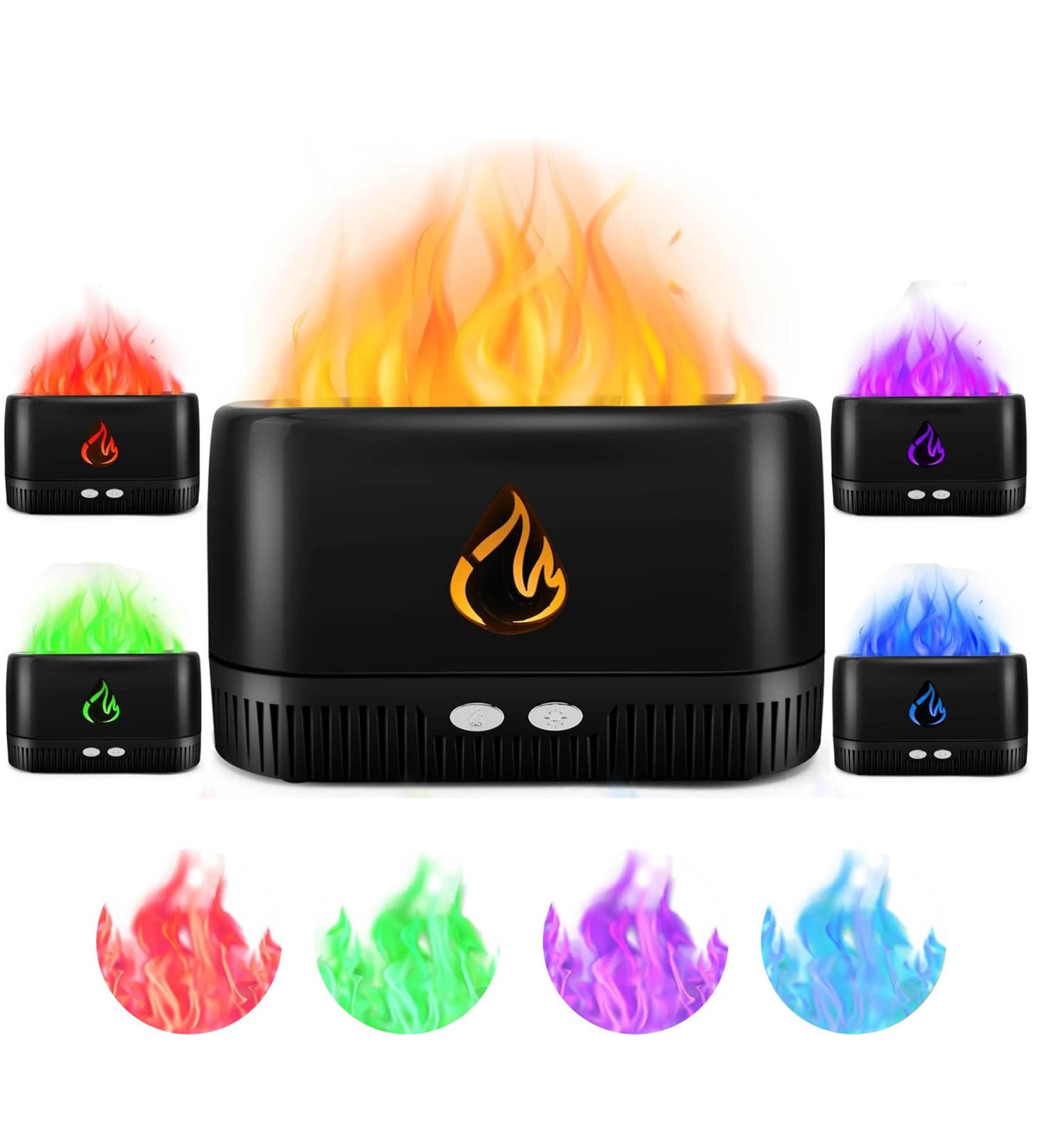 AIDA Aroma Diffuser - 230ml USB Essential Oil & Fragrance Lamp with 7 LED Flame Effect - Perfect for Home & Office - Buy Online on GoSupps.com