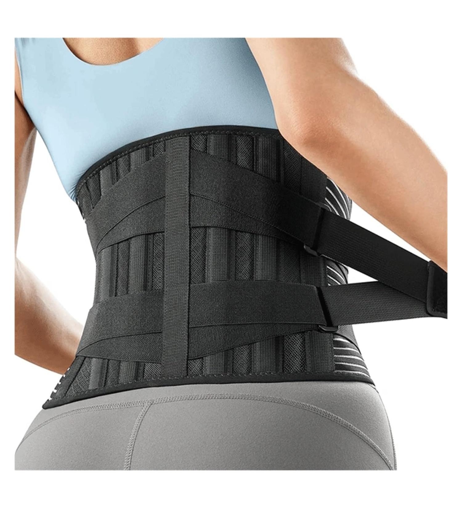 DFHBFG 2XL Back Brace for Lower Back Pain Relief | Breathable Lumbar Support Belt for Men & Women | 6 Stays for Maximum Comfort - Buy Online on GoSupps.com