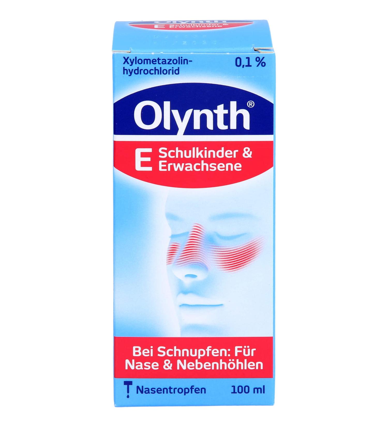 Olynth 0.1% Nasal Drops - Decongestant Cold Solution for Adults & Children (6+) | 100 ml | Fast Shipping Worldwide - Buy Online on GoSupps.com