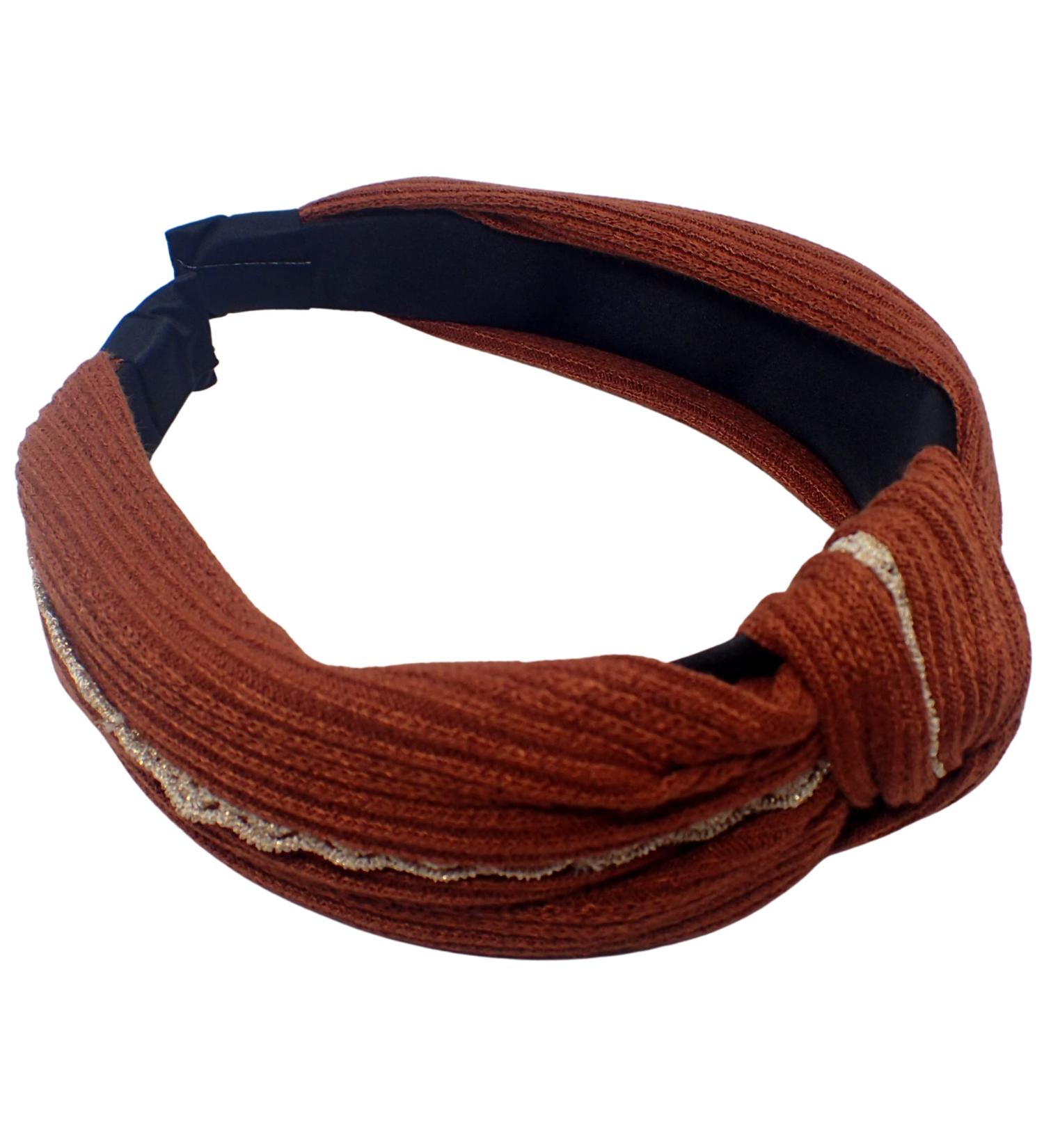 Topkids Accessories Lace Knot Alice Bands Adult Women Hair Accessories for Women Hair Bands for Women Thick Headband Womens Headbands Head Bands Adult Women Wide Headbands (Brown) - Buy Online on GoSupps.com