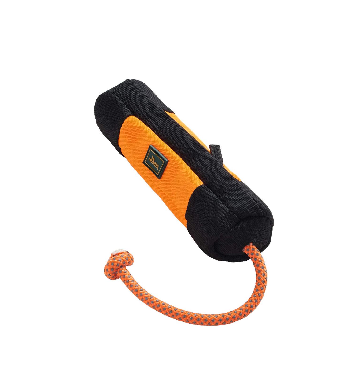 HUNTER Trainer Snack Dummy with throwing rope 37 cm orange/black one-size