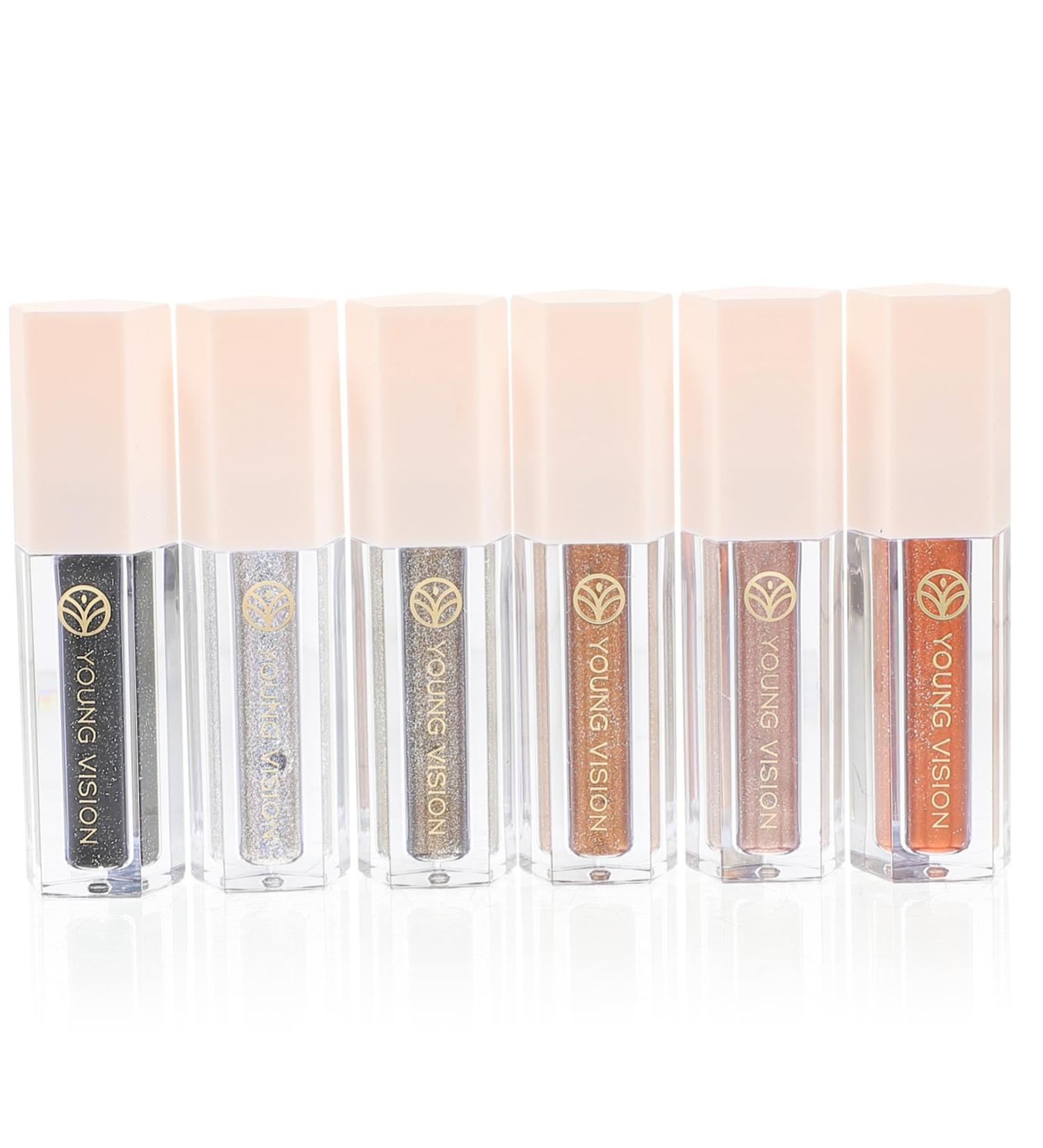 CANIGHT 6pcs Eye Shadow Set Liquid Eyeshadow Cosmetics Eyeshadow Korean Eye Glitter Bling Shadow Highlighter 1 count (Pack of 1) As Shown - Buy Online on GoSupps.com
