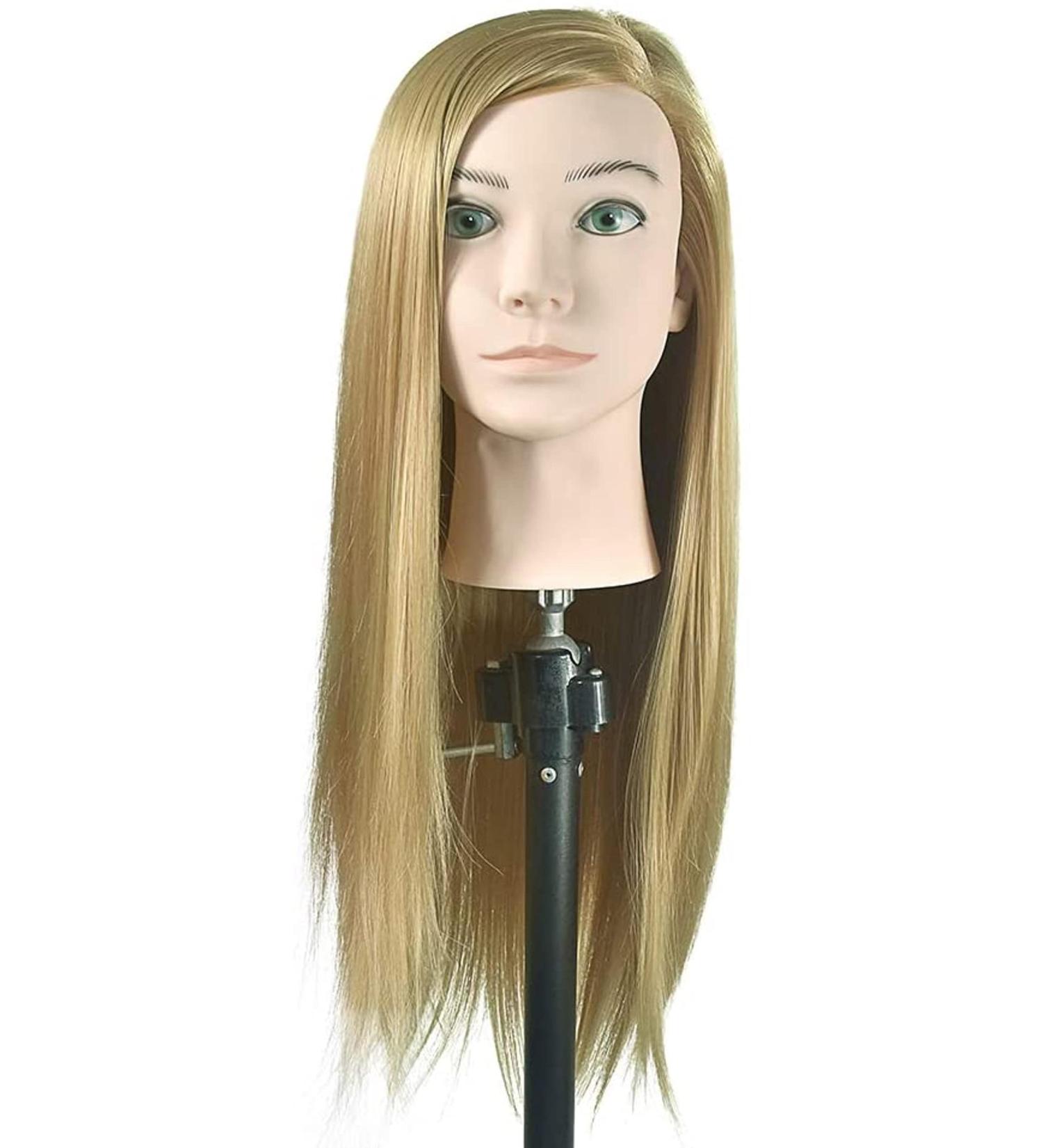 Tailor Puppet Training Head - Female Synthetic Hair Mannequin for Hairdresser & Cosmetology - Buy Online on GoSupps.com