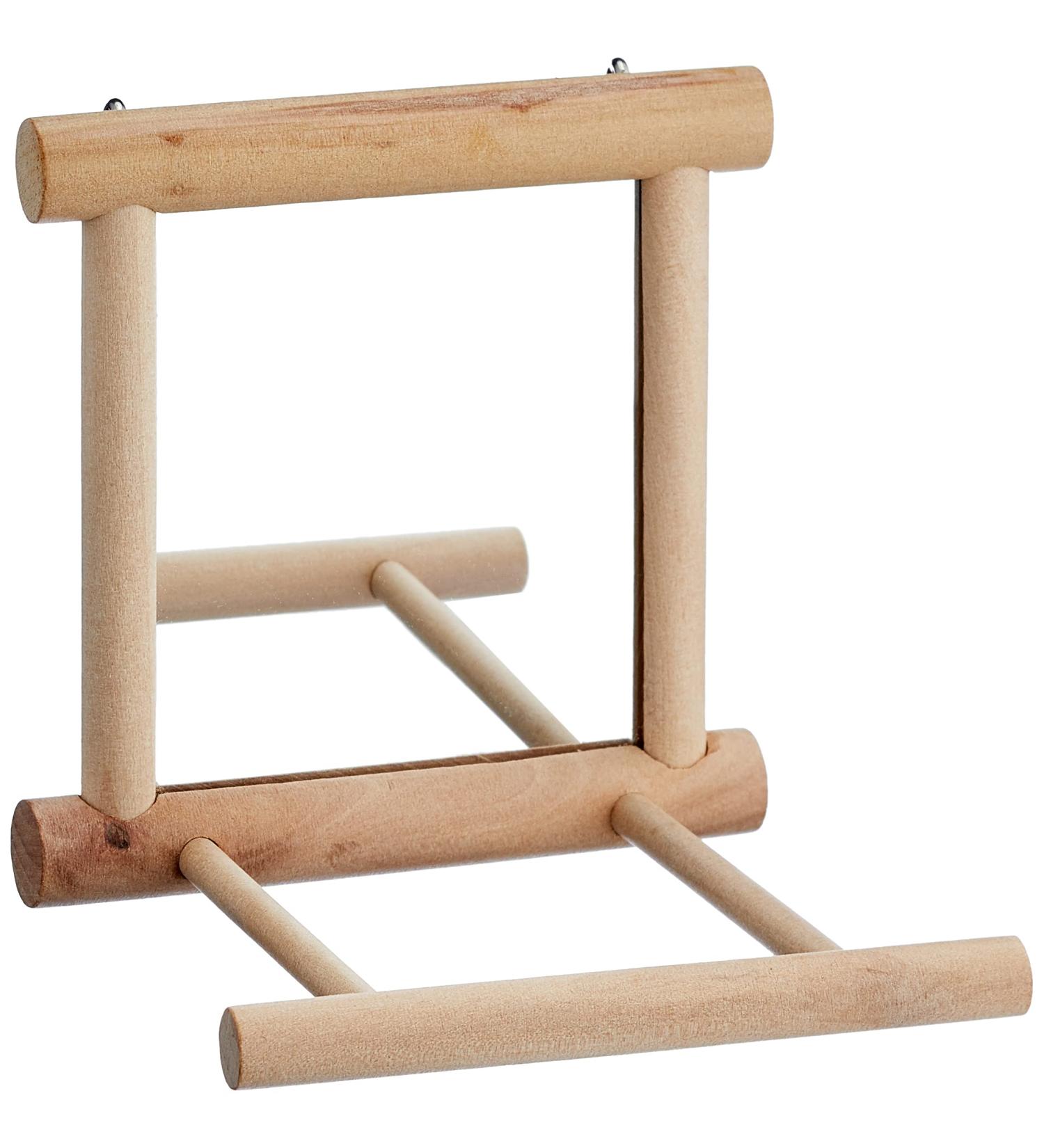 Nobby Wooden Mirror with Landing Place 10 x 10 x 10 cm - Buy Online on GoSupps.com
