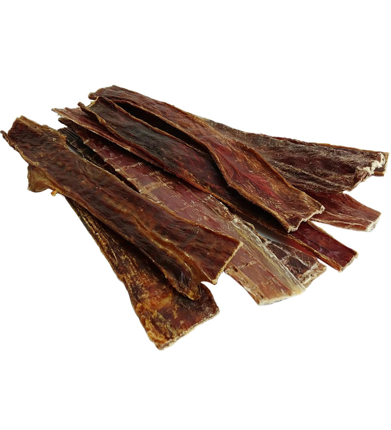 Burgham Beef Gullet Strips for Dogs & Puppies - Natural Dog Treats for Large or Medium Dogs - Oral Health Friendly Dog Chews - 12 Inches (10 Pack) - Buy Online on GoSupps.com