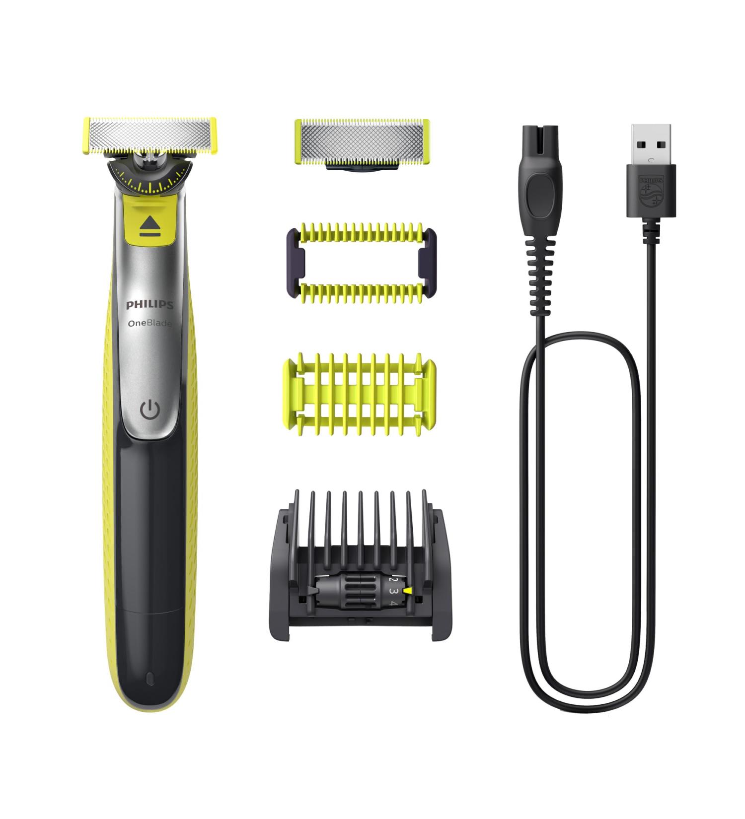 Philips OneBlade 360 Face & Body Wet & Dry Trim Edge & Shave with the 5-in-1 Adjustable Comb and Body Comb QP2834/20 OneBlade Face & Body - Buy Online on GoSupps.com