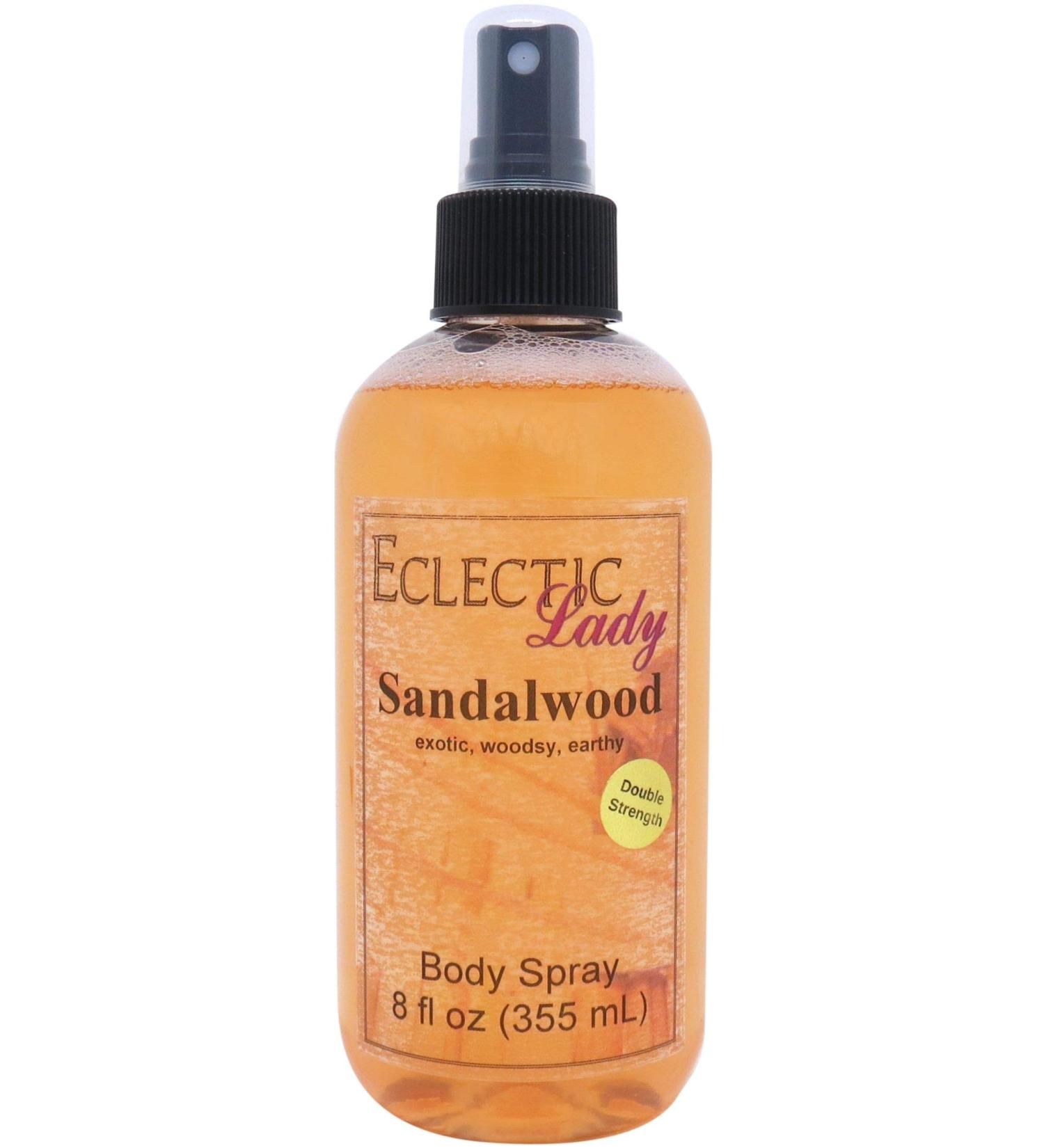 Sandalwood Body Spray Body Mist for Women with Clean Light & Gentle Fragrance Long Lasting Perfume with Comforting Scent for Men & Women Cologne with Soft Subtle Aroma For Daily Use Double Strength 8 Fluid Ounces - Buy Online on GoSupps.com
