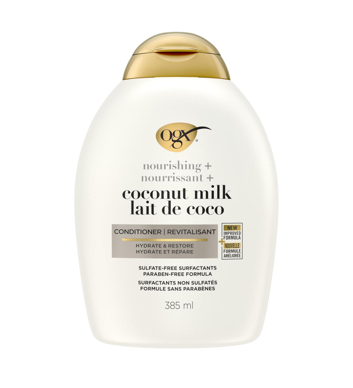 OGX Sulfate-Free Hair Conditioner | Nourishing Coconut Milk | International Shipping - 13 Fl Oz - Buy Online on GoSupps.com