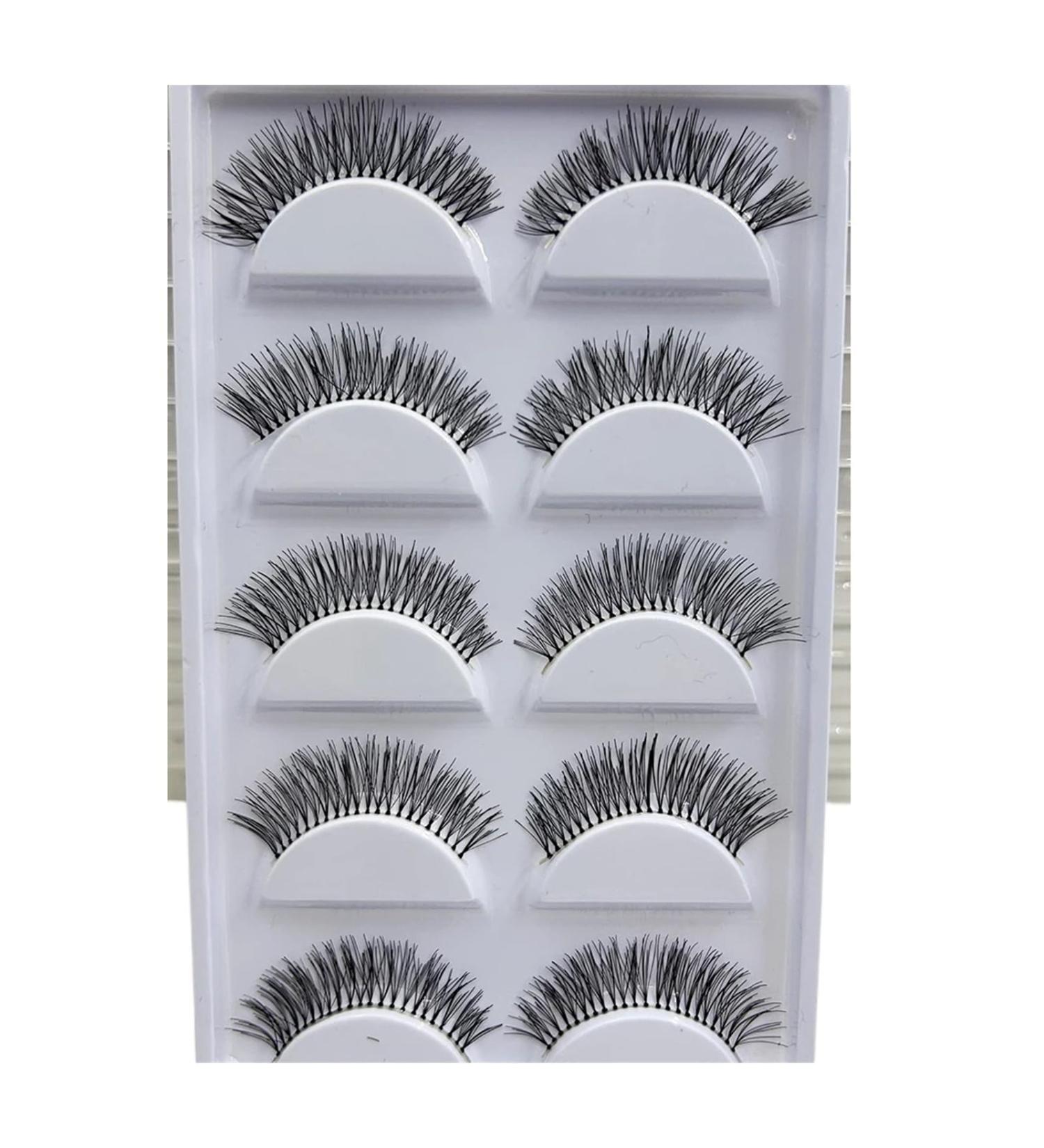 UAMOU 10/50 Boxes 37 Style 5 Pairs Natural 3D False Eyelashes Makeup Fake Eye Lashes Faux Cils Make Up Beauty Maquillaje Cheerfully (Color : 5Pairs A21 Size : 25 Boxes 125 Pairs) - Buy Online on GoSupps.com