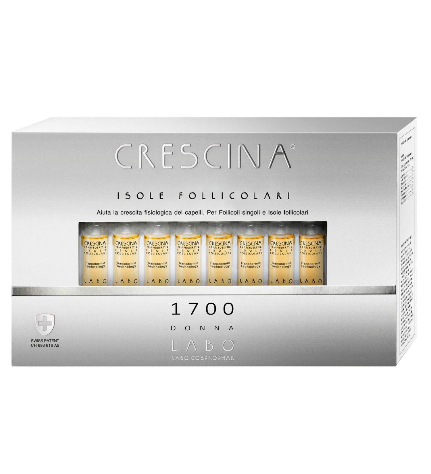 LABO CreSCINA Treatment Refresh ISOLE FOLLICOLARI 1700 DONNA 40 Vials