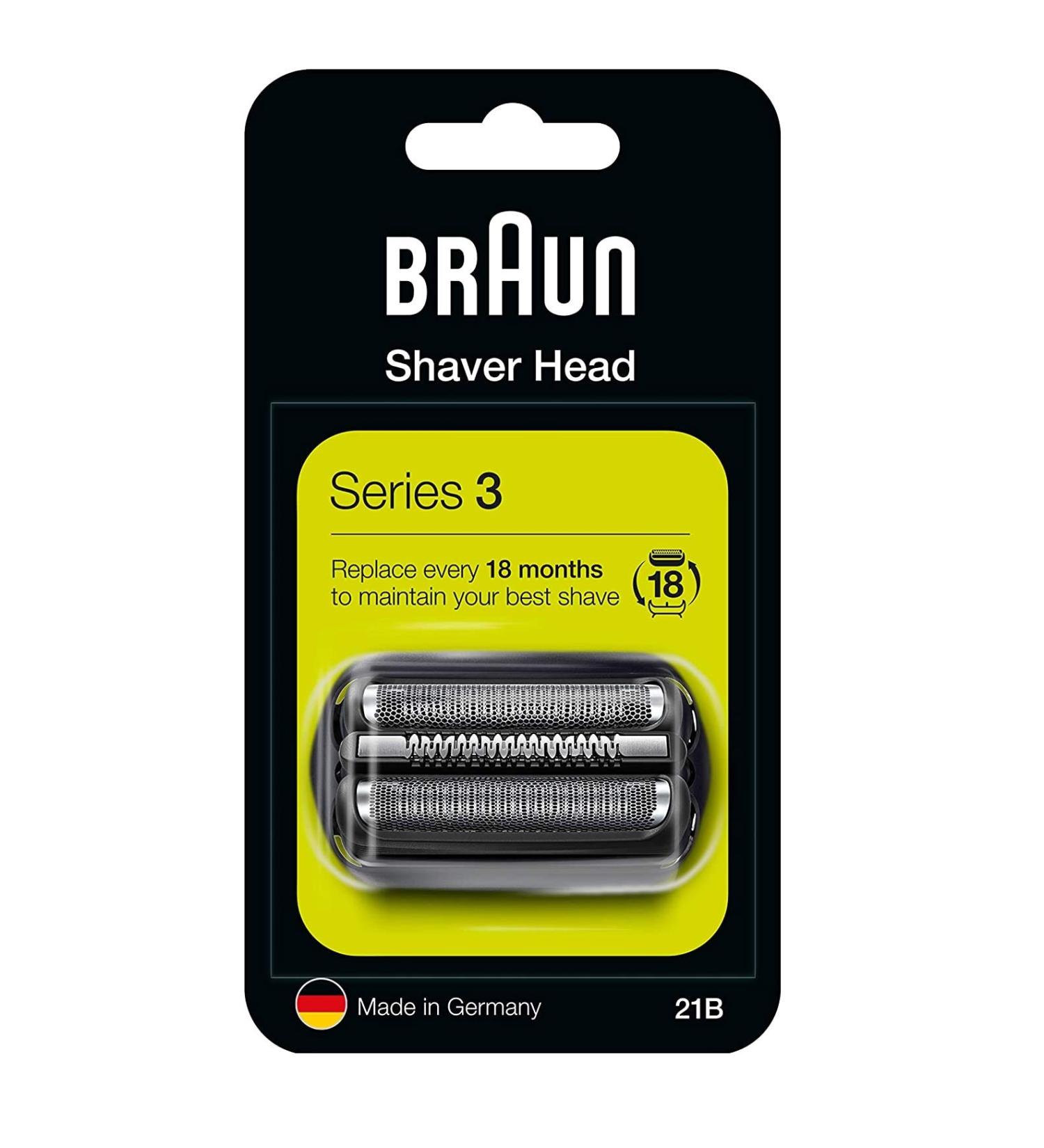 Braun 21B Series 3 Black Razor Replacement - Buy Online on GoSupps.com