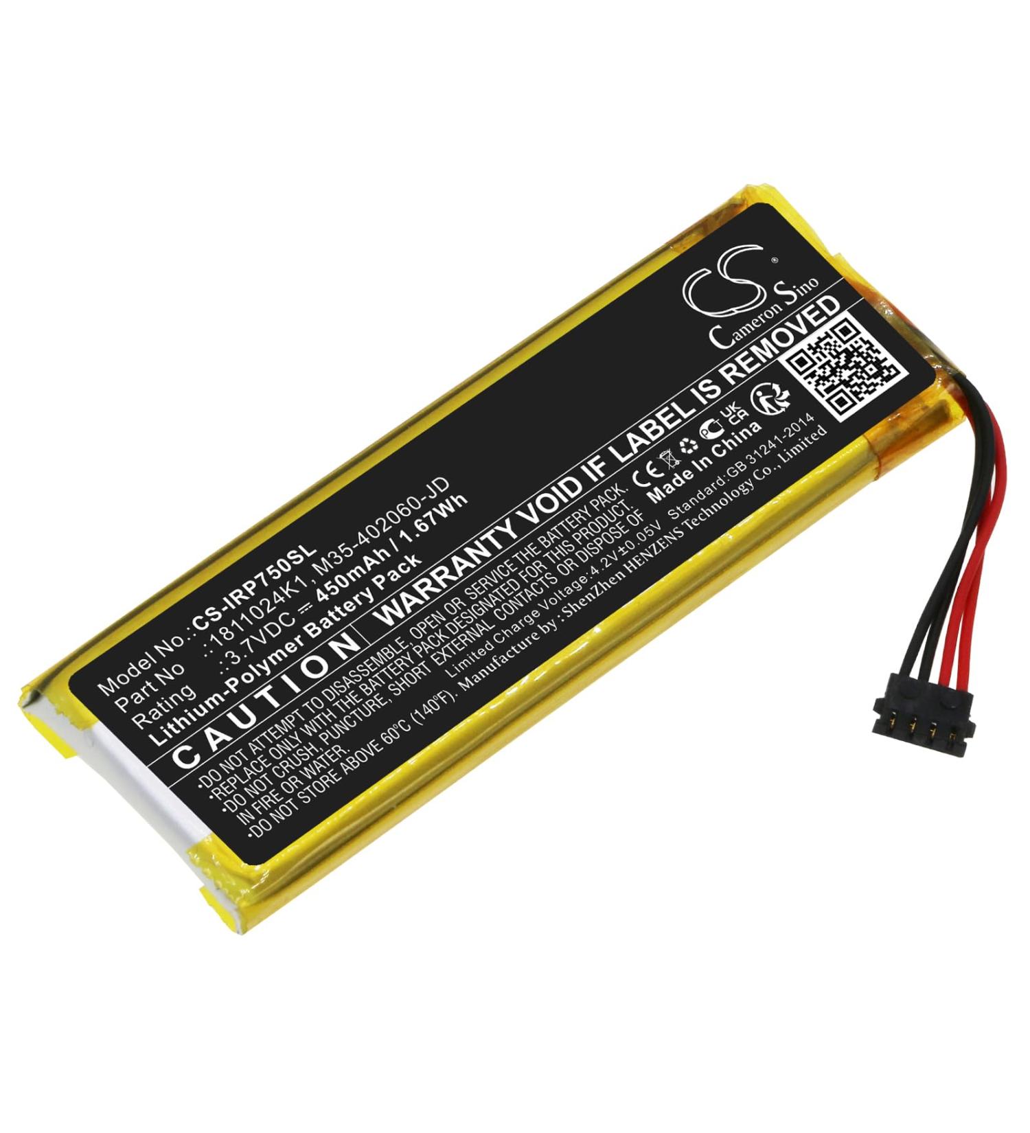 Battery Replacement for Ingenico ROAM RP750X | M35-402060-JD & 1811024K1 | International Shipping Available - Buy Online on GoSupps.com