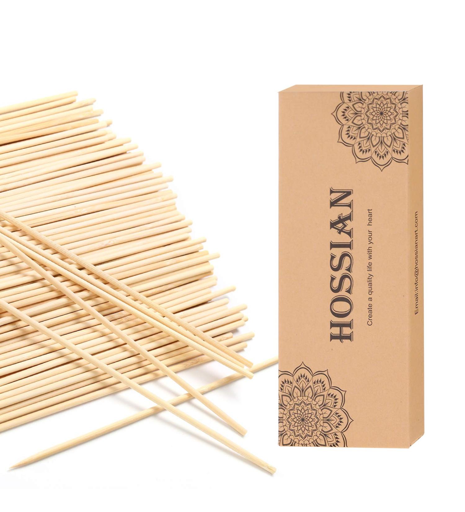 Hossian Natural Rattan Wood Reed Diffuser Sticks - 7 Inch (Pack of 100) - Buy Online on GoSupps.com