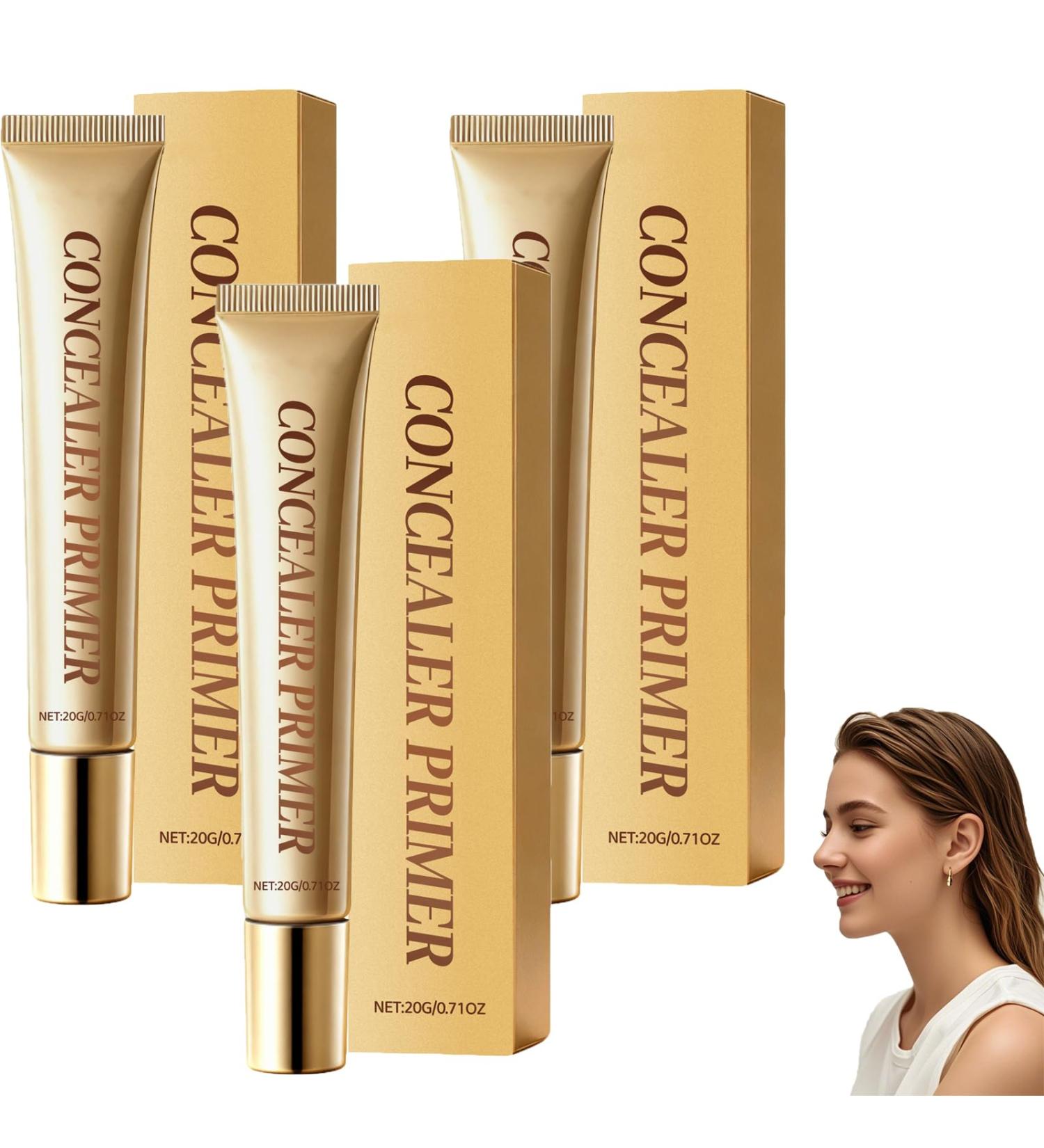  ACJZILQTJ Color-correcting concealer for the face color-correcting cream brightens the complexion minimizes pores and evens out skin tone long-lasting moisturizing foundation - Buy Online on GoSupps.com