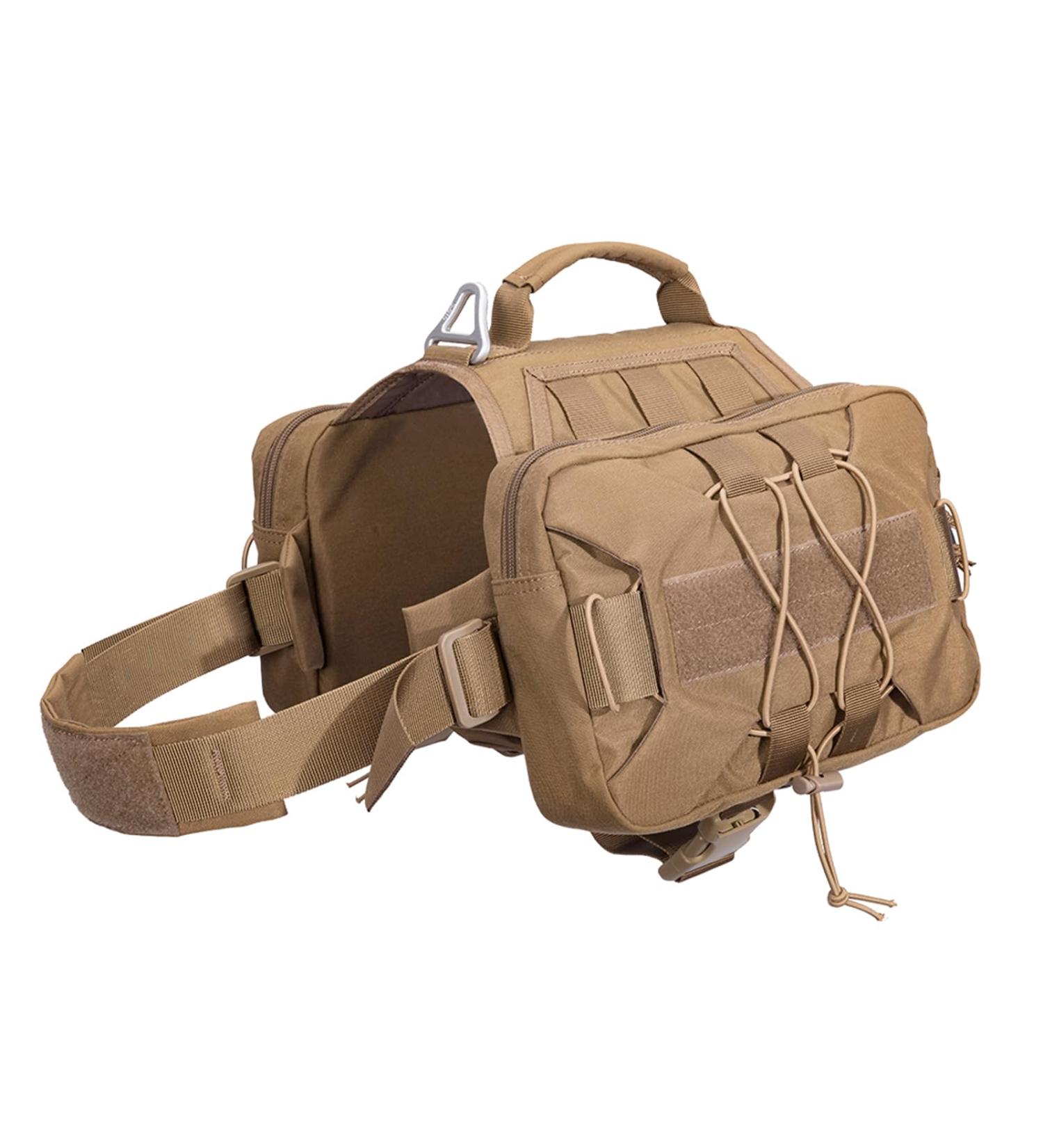 Excellent Elite Spanker Service Dog Backpack | Adjustable Saddlebag for Medium & Large Dogs - Durable & Stylish - Buy Online on GoSupps.com