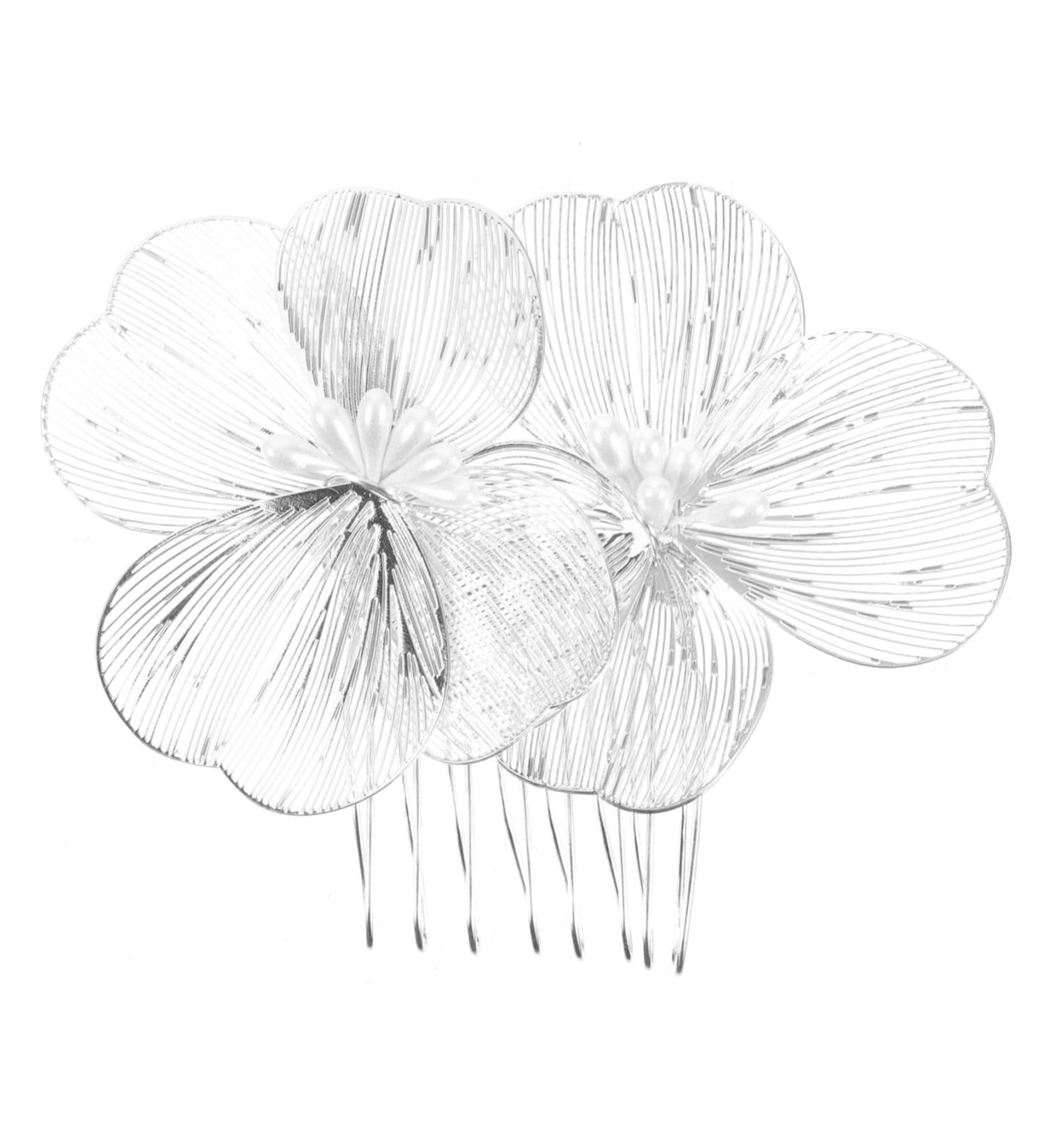 FRCOLOR Golden Hair Comb Hair Accessories for Women Flower Headpiece Side Hair Comb with Floral Pattern Hair Accessories for Women Wedding Hair Side Comb Flower Hair Side Comb Bridal Hair Comb - Buy Online on GoSupps.com