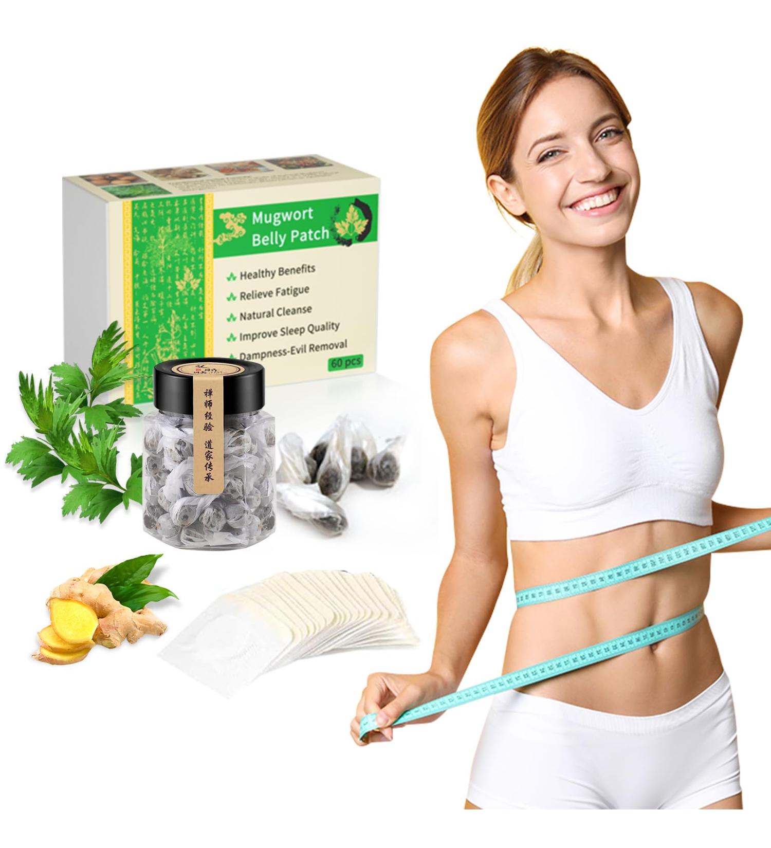 Self Adhesive Mugwort Belly Stickers - Natural Plant Extracts for Men & Women | Easy Apply Rapid Absorption & Comfortable Use - Buy Online on GoSupps.com