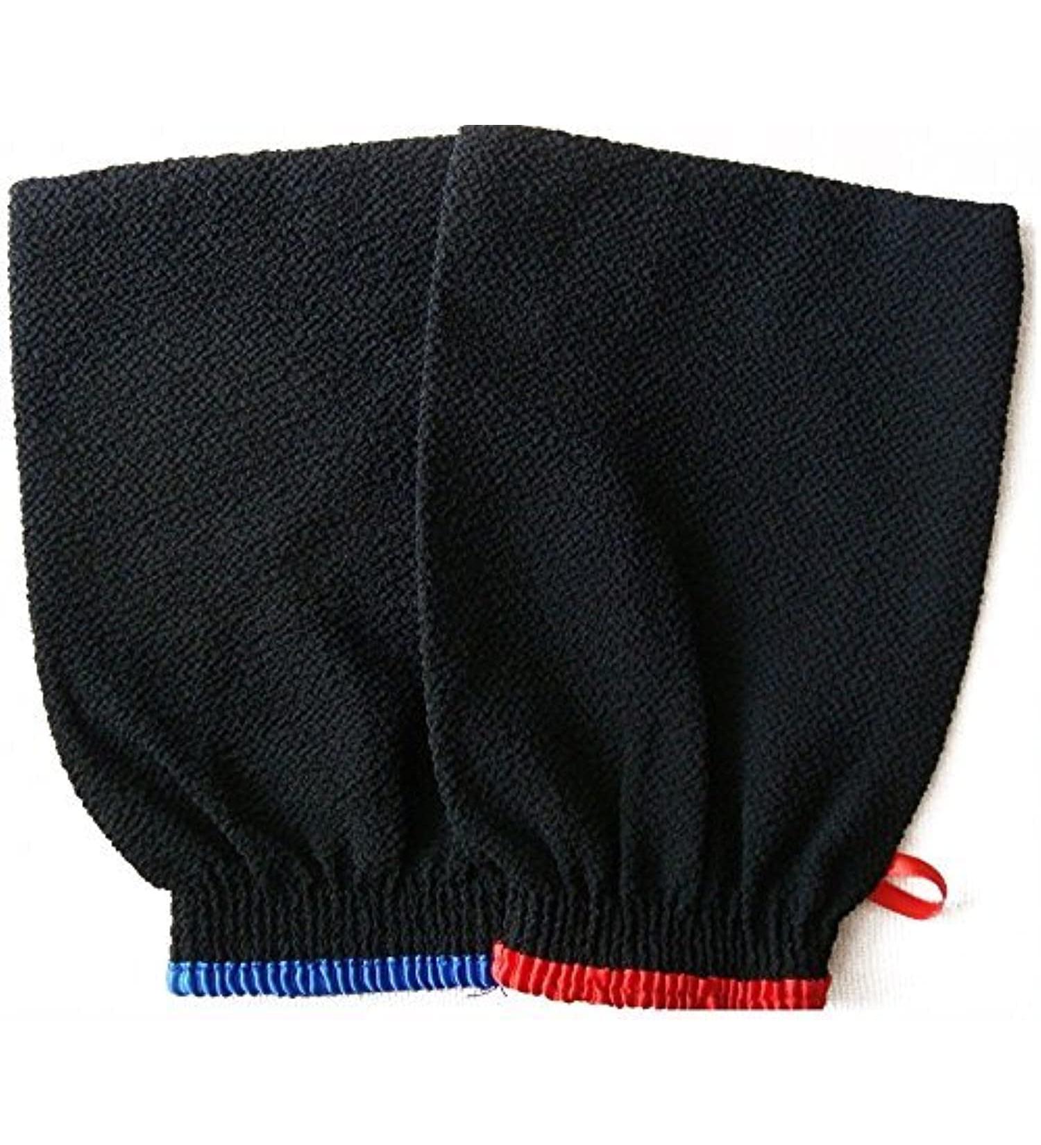 Premium Exfoliating Gloves Set for Men and Women - Dead Skin Remover for Bath, Shower, Sauna, Hammam - Improves Blood Circulation - Self Tan Removal Mitt - Buy Online on GoSupps.com