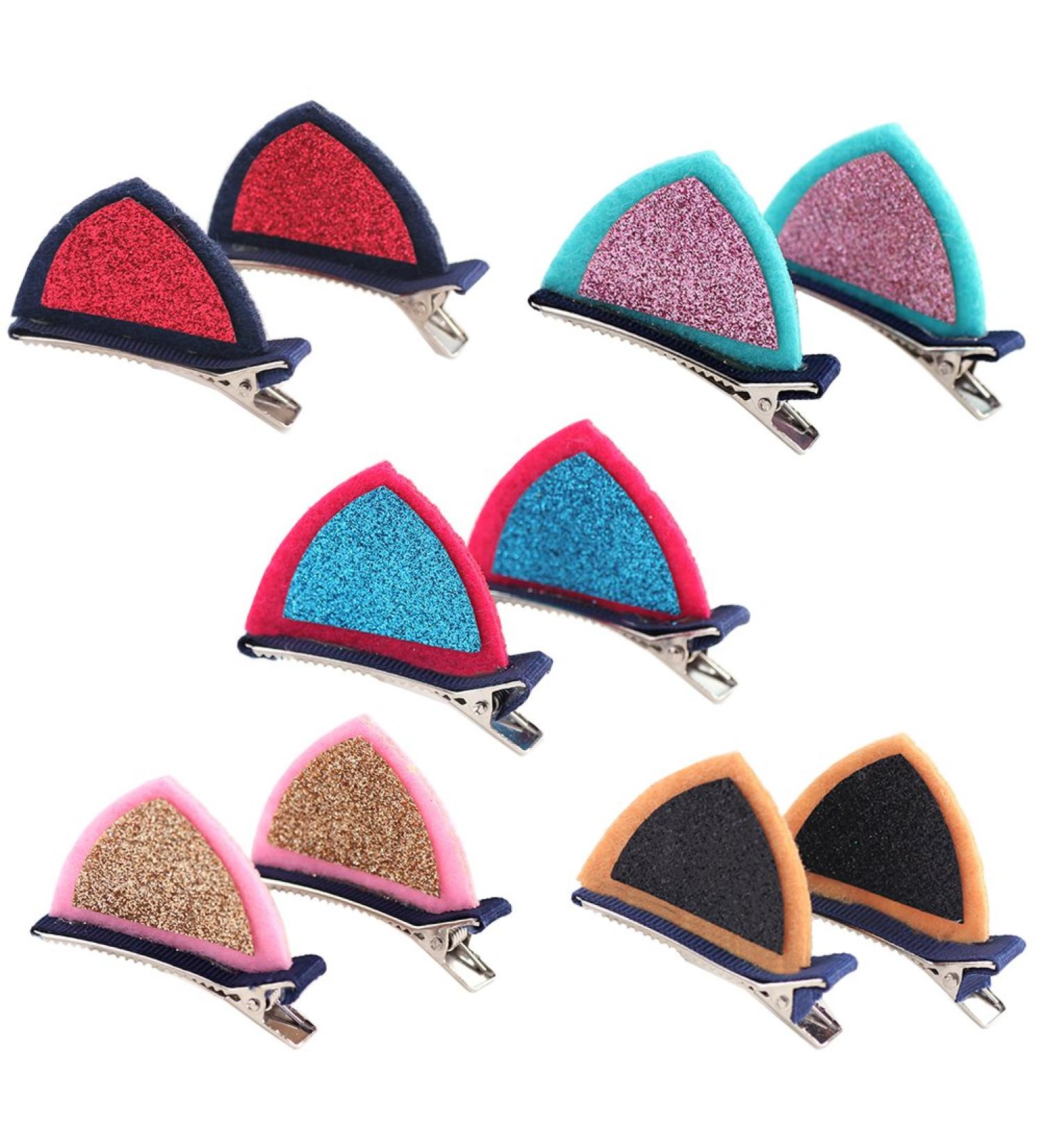 FRCOLOR 10pcs Cute Cat Ear Hair Clips - Adorable Alligator Clip Hairpins for Kids & Toddlers | Perfect Gifts for Girls | International Shipping Available - Buy Online on GoSupps.com