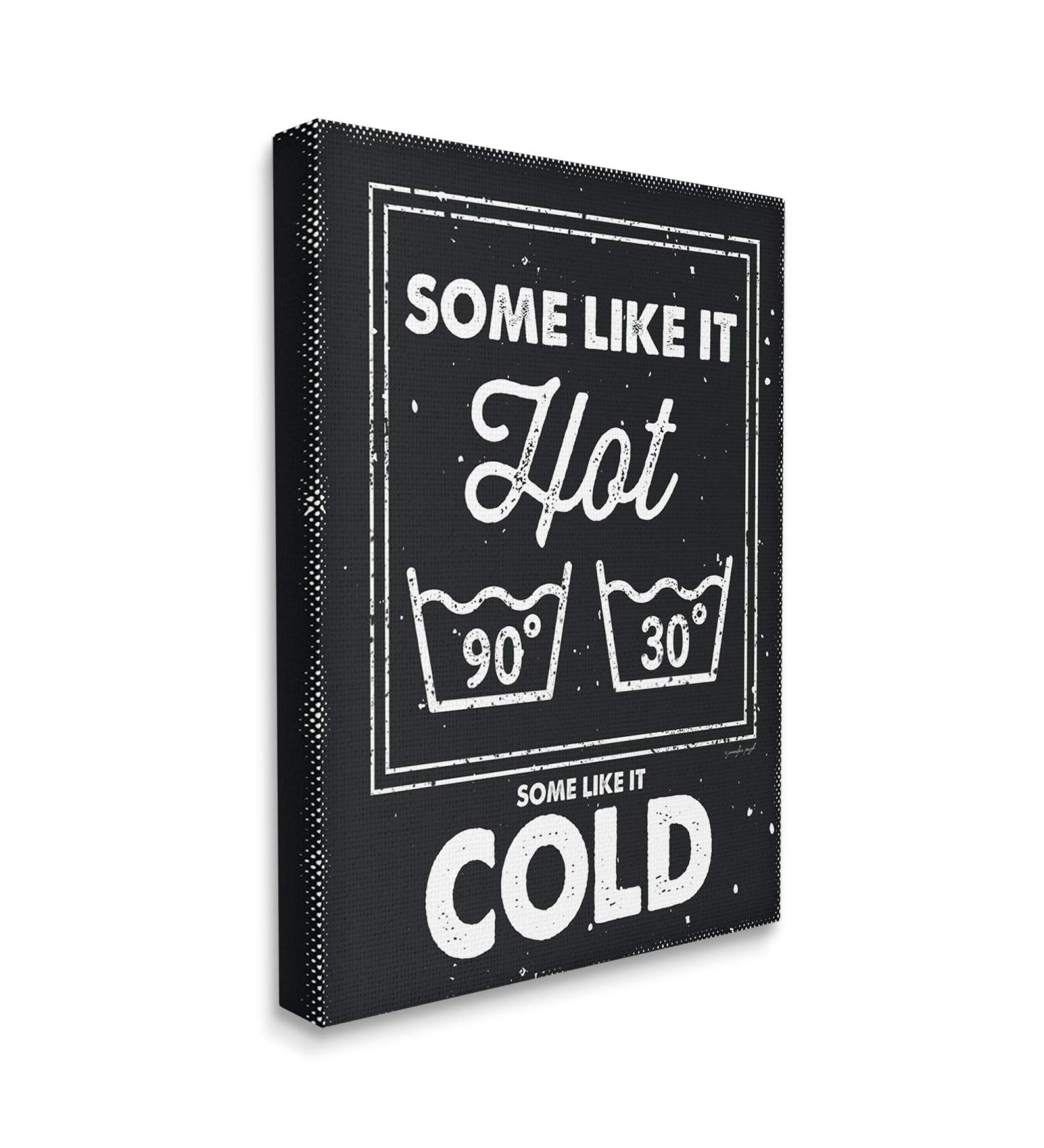 Stupell Industries 'Some Like It Hot' Family Laundry Humor Canvas Wall Art by Jennifer Pugh - 36x48 | Perfect for Home Decor - Buy Online on GoSupps.com