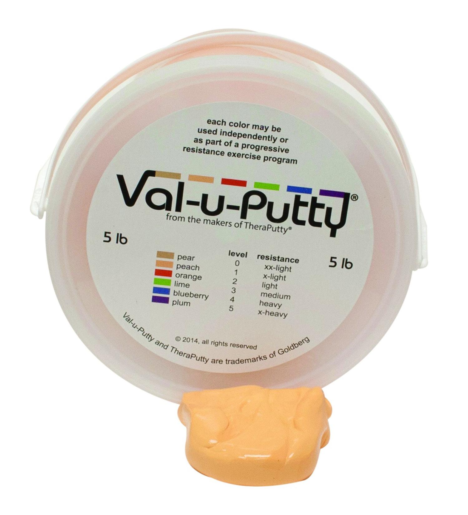 Buy Val-u-Putty 10-3951 Exercise Putty - Peach Soft 5lbs | International Shipping Available - Buy Online on GoSupps.com