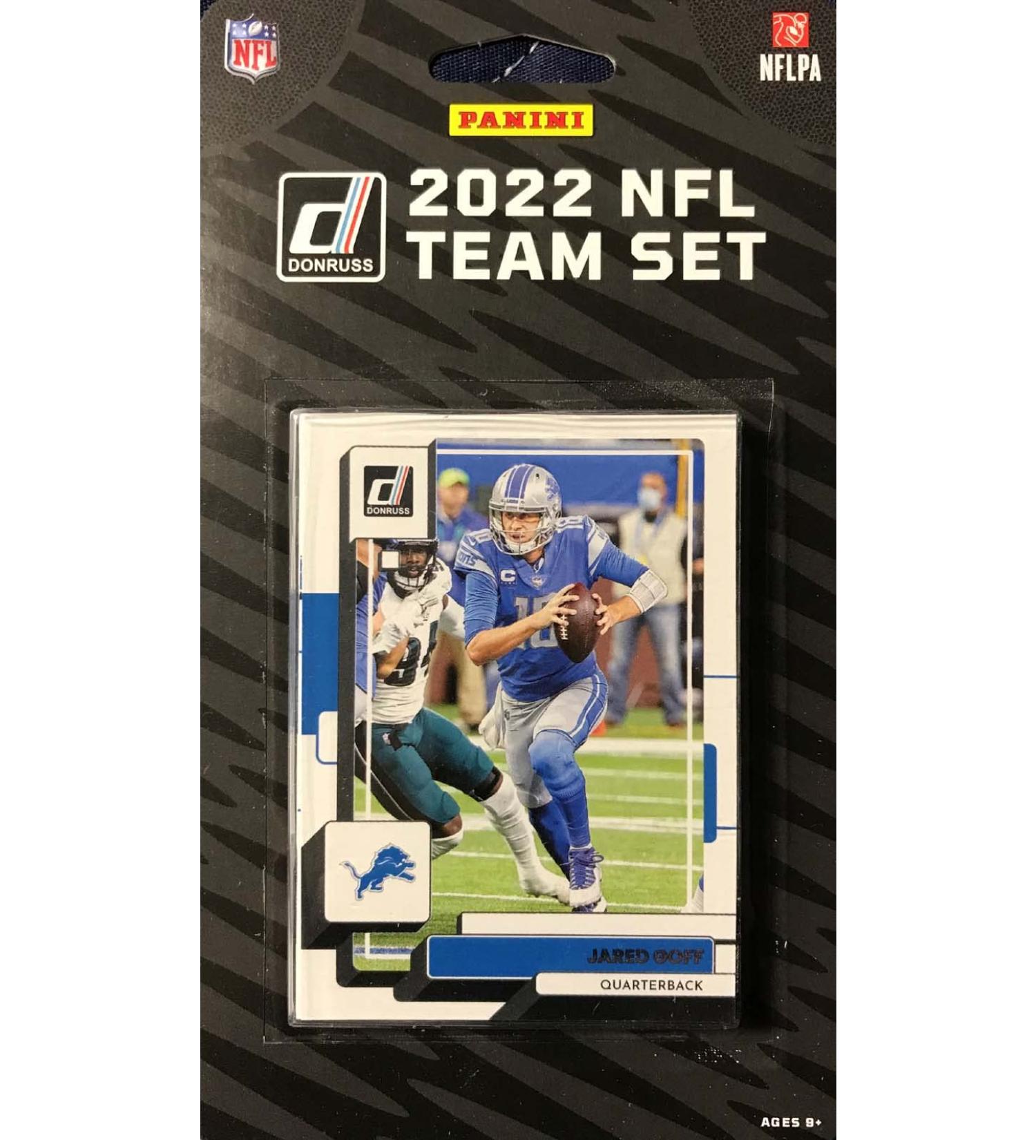 Detroit Lions 2022 Donruss Factory Sealed Team Set with Rated Rookie Cards of Jameson Williams and Aidan Hutchinson - Buy Online on GoSupps.com