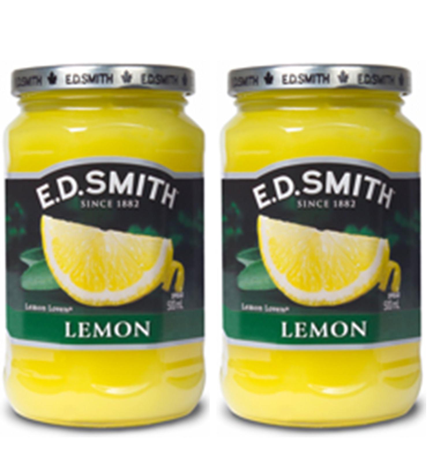 E.D.Smith Lemon Spread 500ml Pack of 2 Total 1000 ml  - Buy Online on GoSupps.com