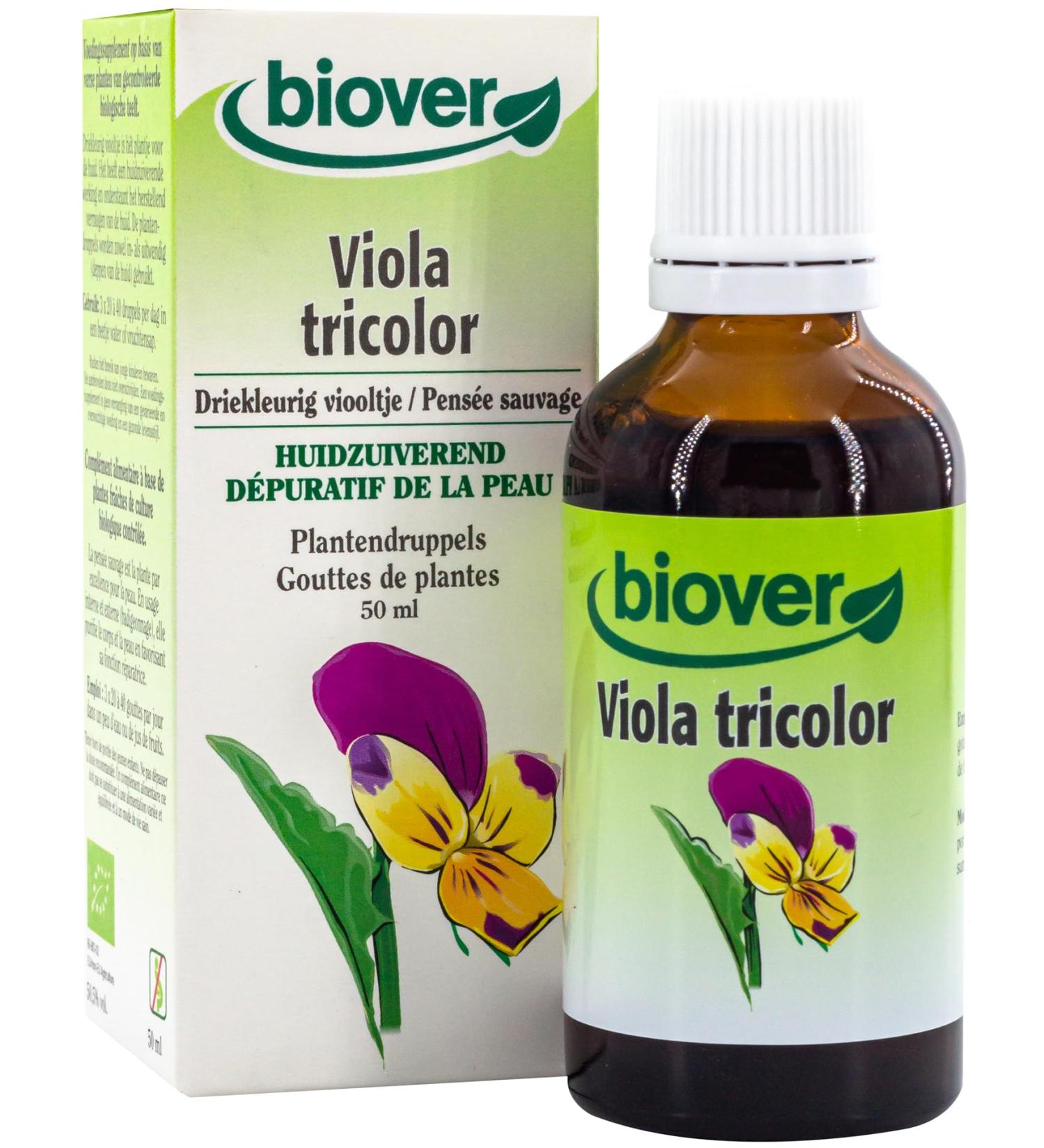 Biover - Organic Liquid Extract Wild pansy - 50 ml by Biover - Buy Online on GoSupps.com