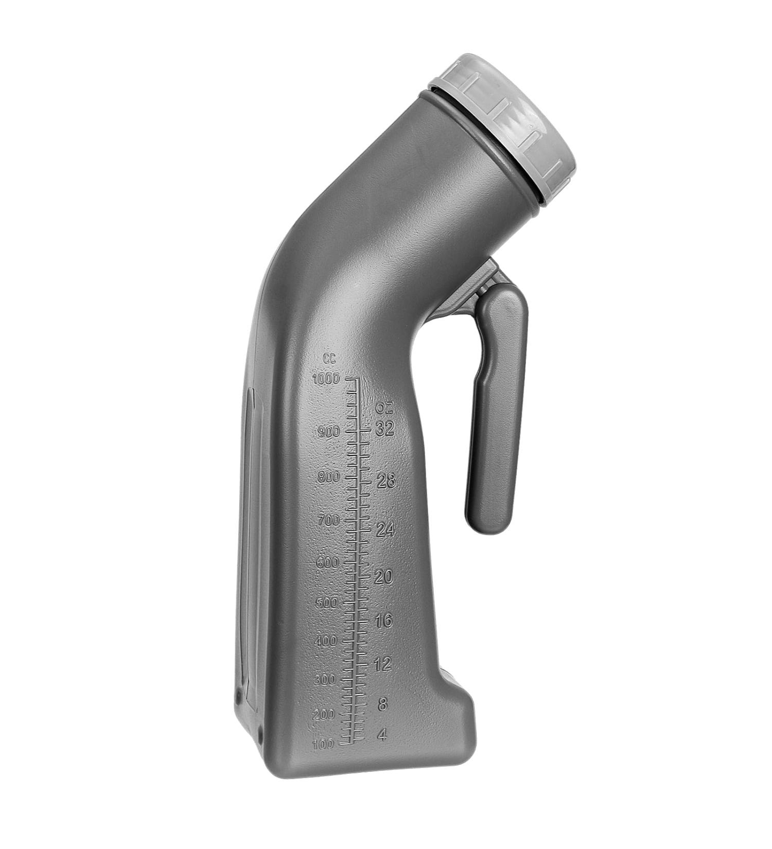 Unisex 1000ML Urine Bottle for Men & Women - Travel Urinal with Lid | Ideal for Camping & Car Travel - Buy Online on GoSupps.com