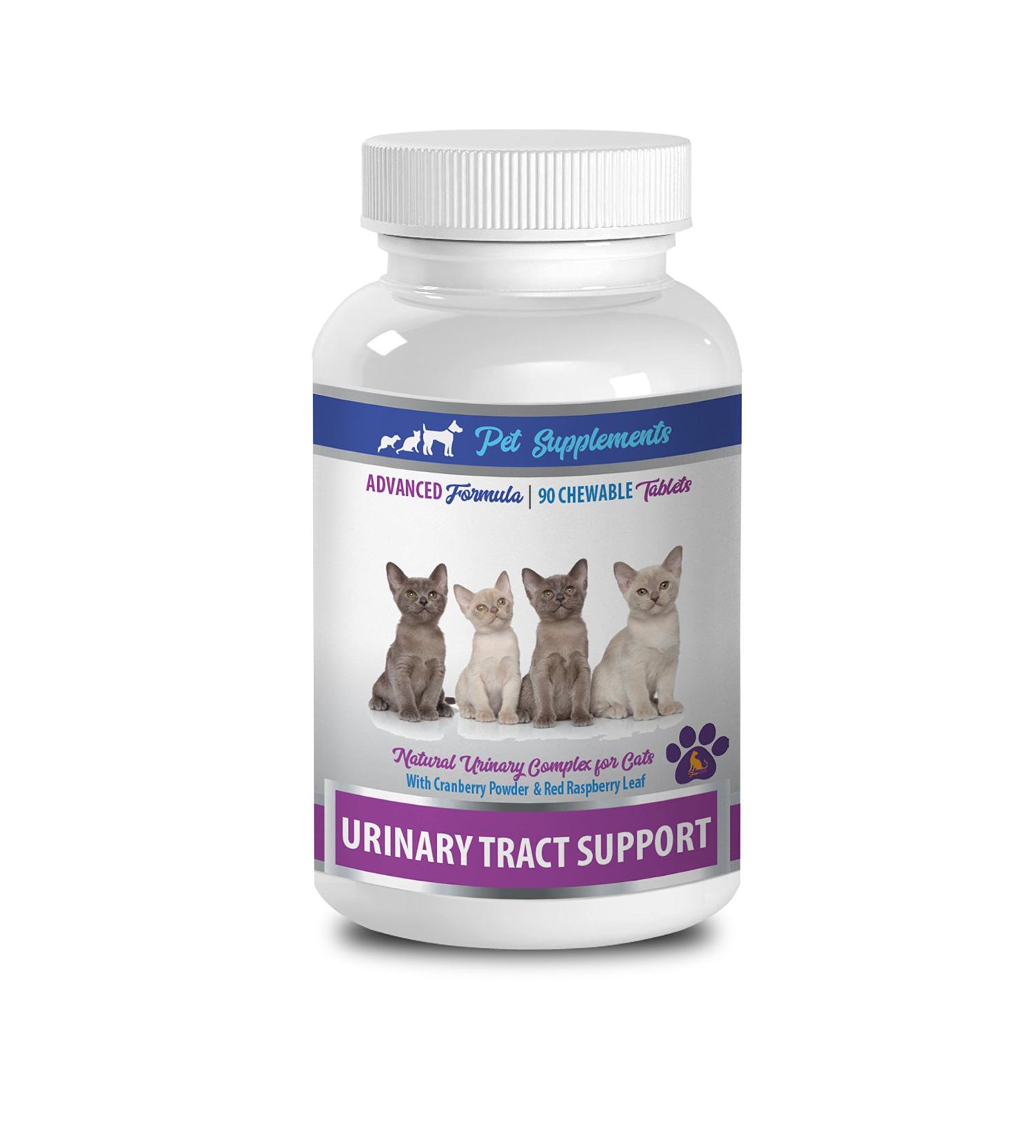 cat Urinary Tract Health Supplements - Urinary Tract Support - for Cats - Natural Formula - CHEWABLE - cat Cranberry - 1 Bottle (90 Chews) - Buy Online on GoSupps.com