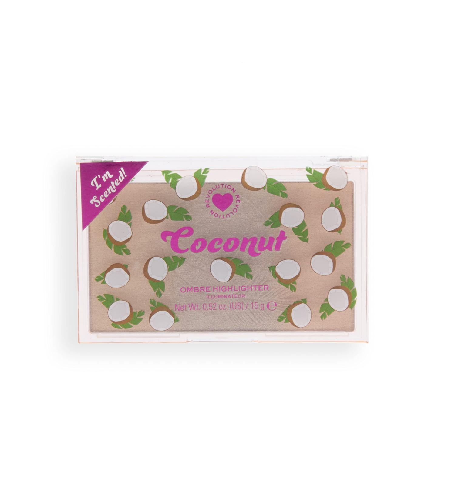  I Heart Revolution I Heart Revolution High Pigmentation Pressed Powder Blush Vegan and Cruelty-Free Coconut Ombre 15g - Buy Online on GoSupps.com