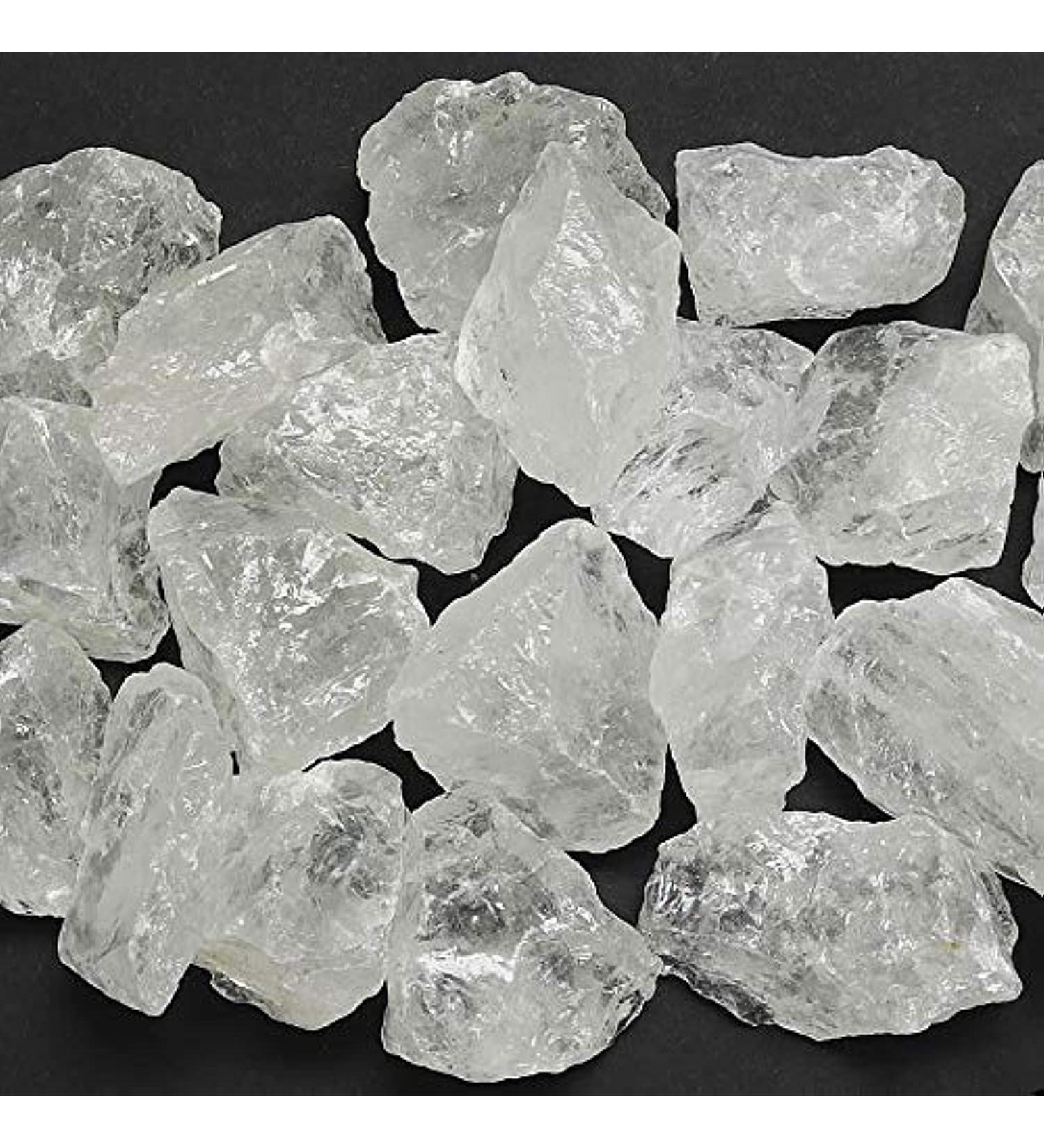 Buy Zenkeeper 1 Lb Rough Clear Quartz Stone - Bulk Raw Natural Crystals for Healing | International Shipping Available - Buy Online on GoSupps.com