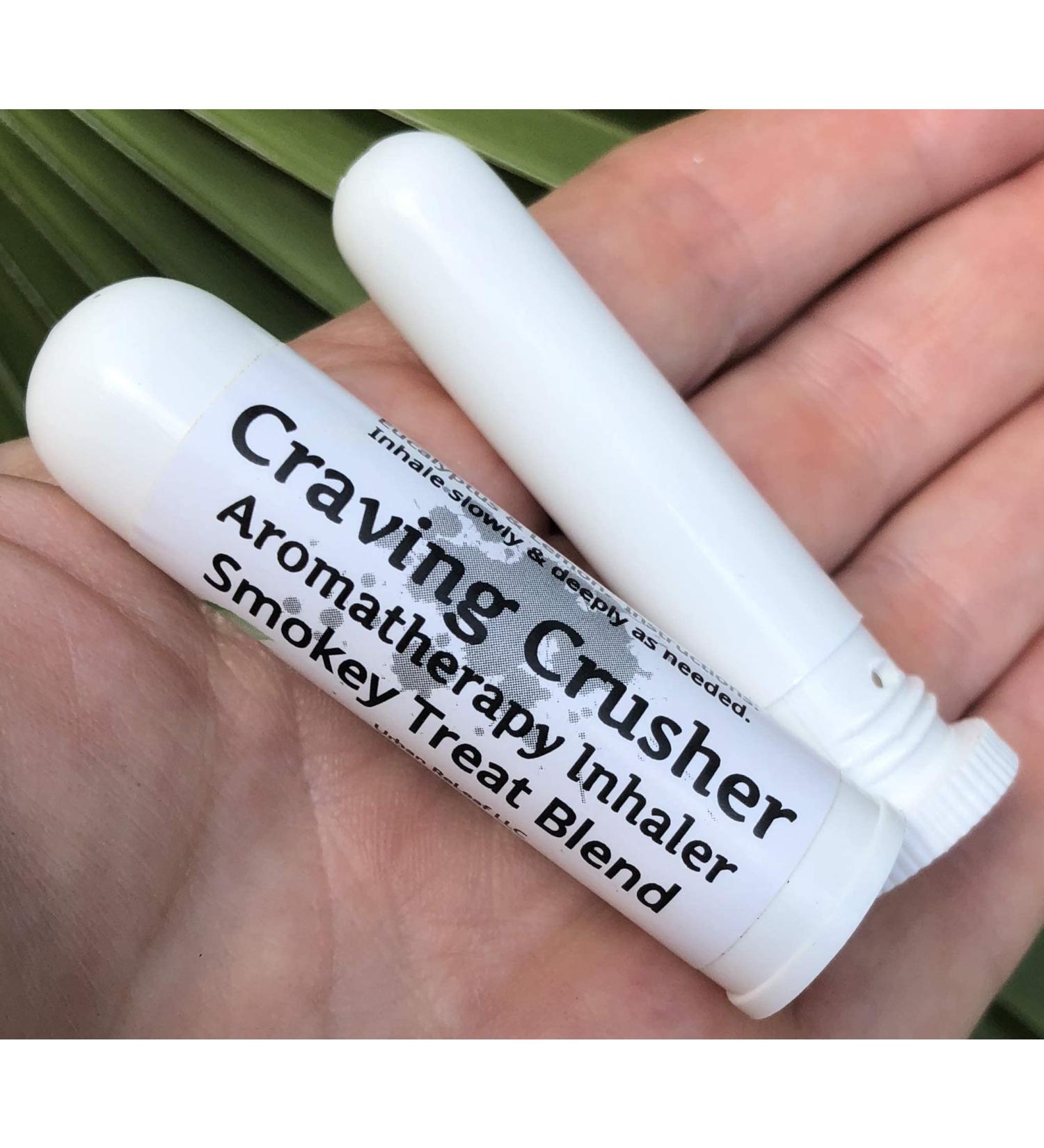 Urban ReLeaf Craving Crusher Aromatherapy Inhaler - Smokey Treat Blend | Natural Quit Aid & Stop Smoking Suppressant Stick Vapor - Drug Free - Buy Online on GoSupps.com