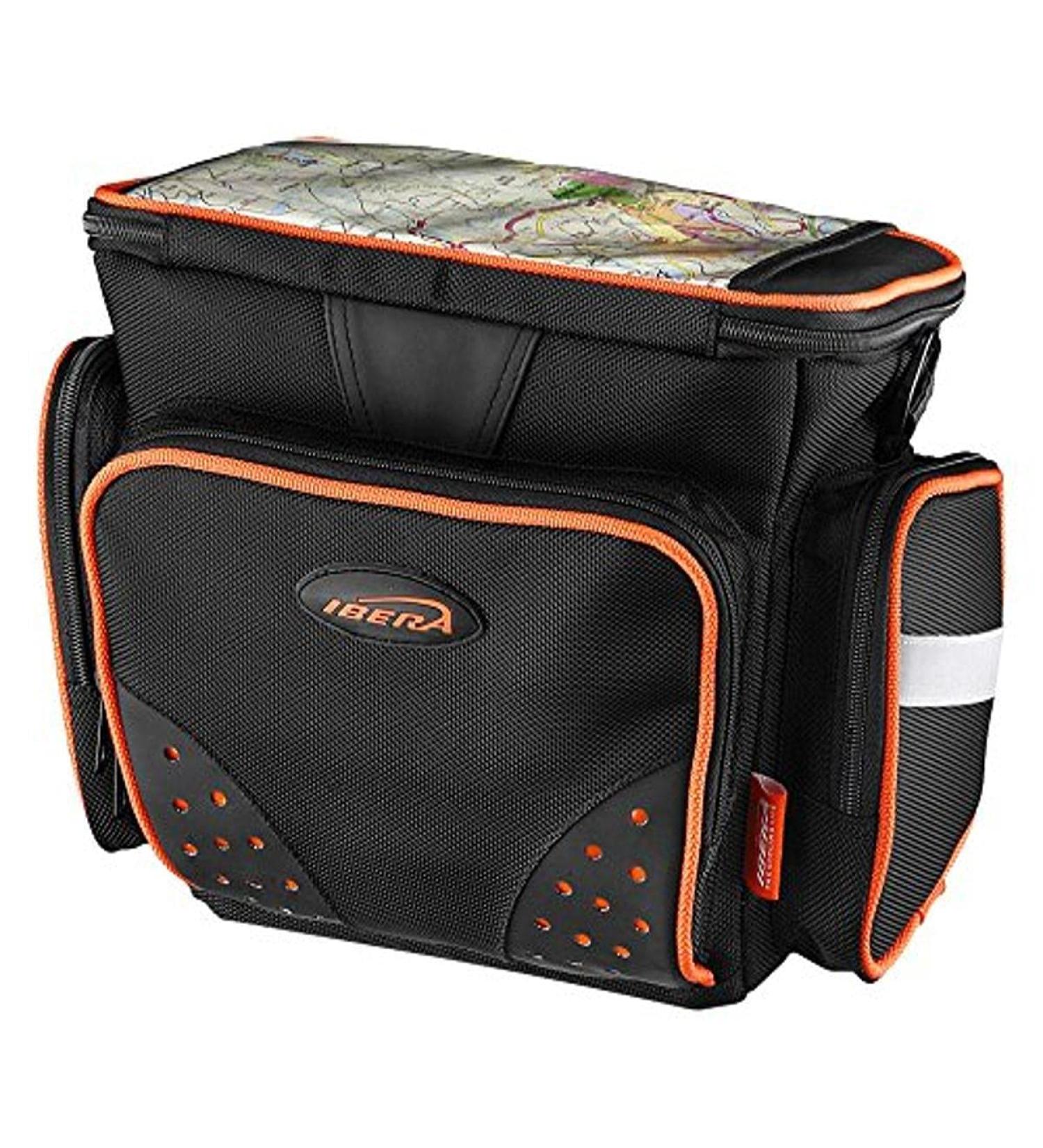 Ibera Bike Handlebar Bag for Camera Equipment  Clip-on Quick Release Bicycle Bag with Rain Cover and Map Sleeve  Medium (IB-HB4) - Buy Online on GoSupps.com